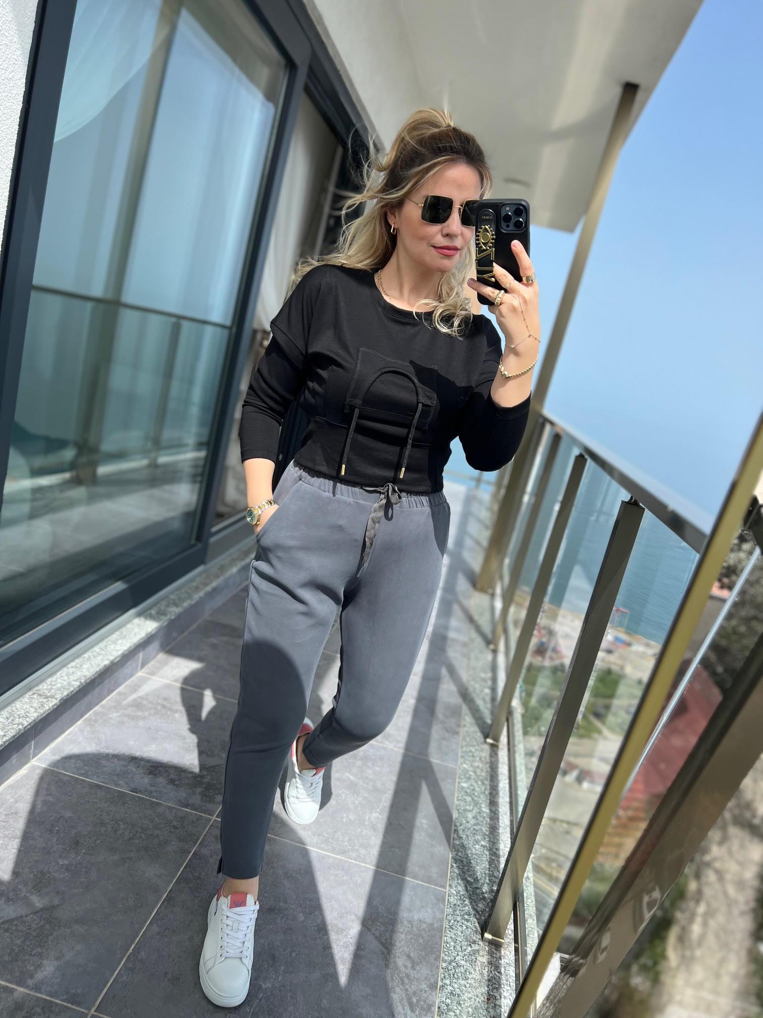 25473 Modal Kumaş Pantolon ANTRESİT