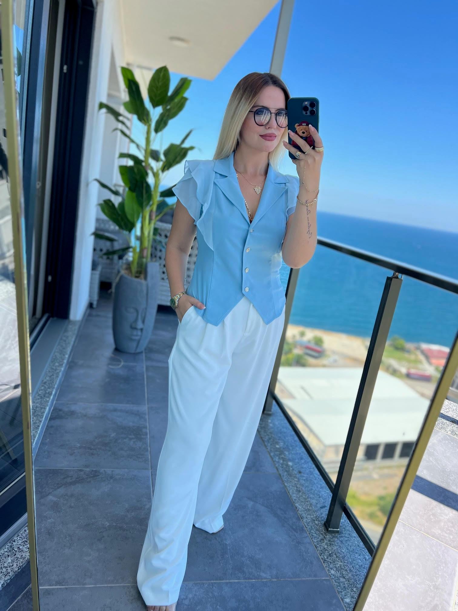 2670 Bluz BEBE MAVİ