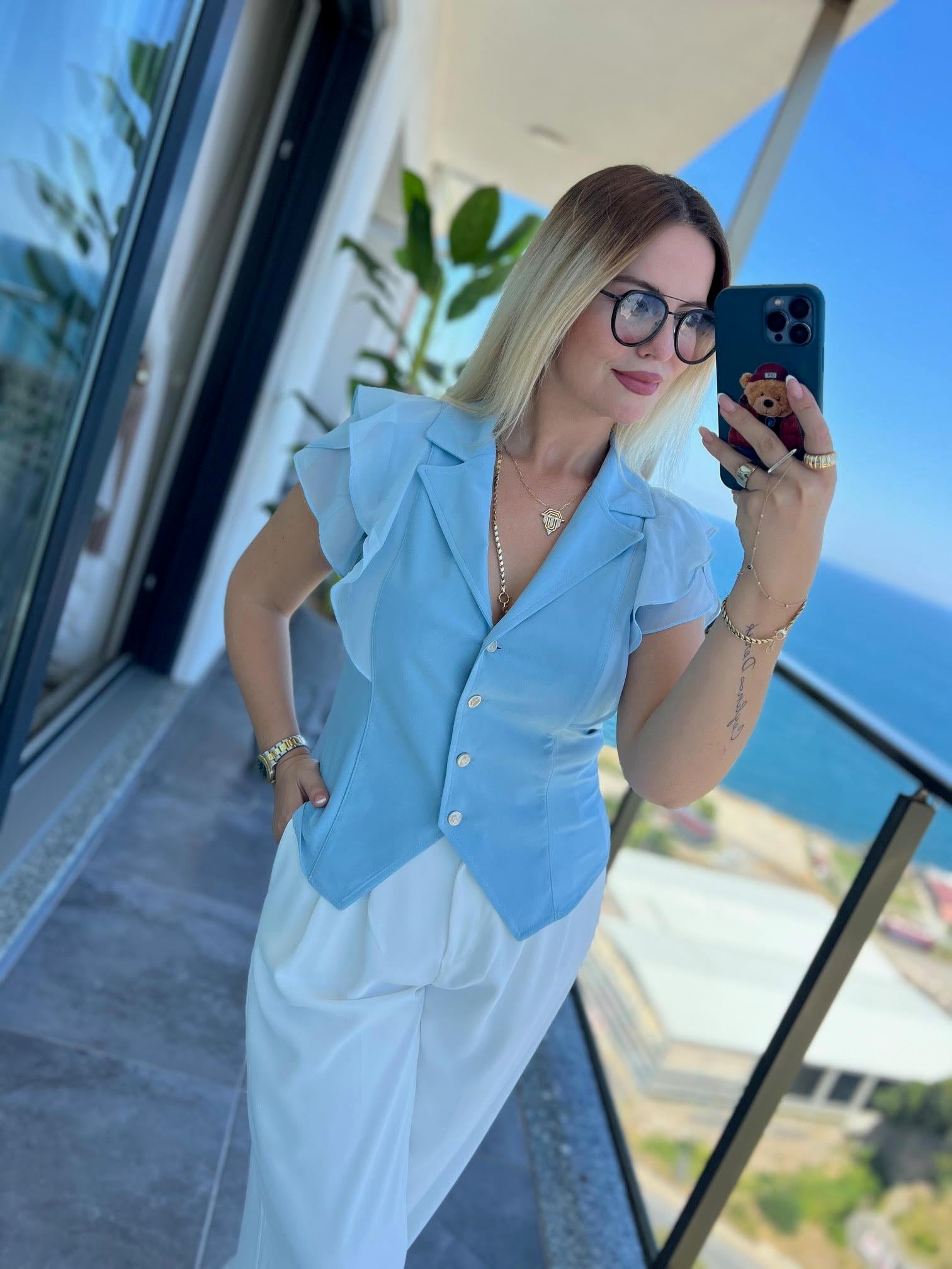 2670 Bluz BEBE MAVİ