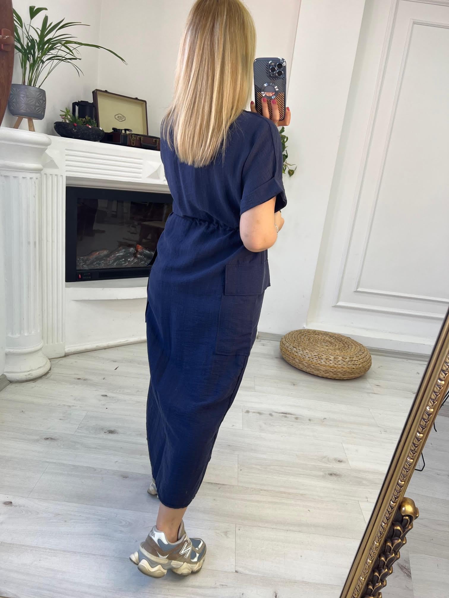 3112 Elbise LACİVERT