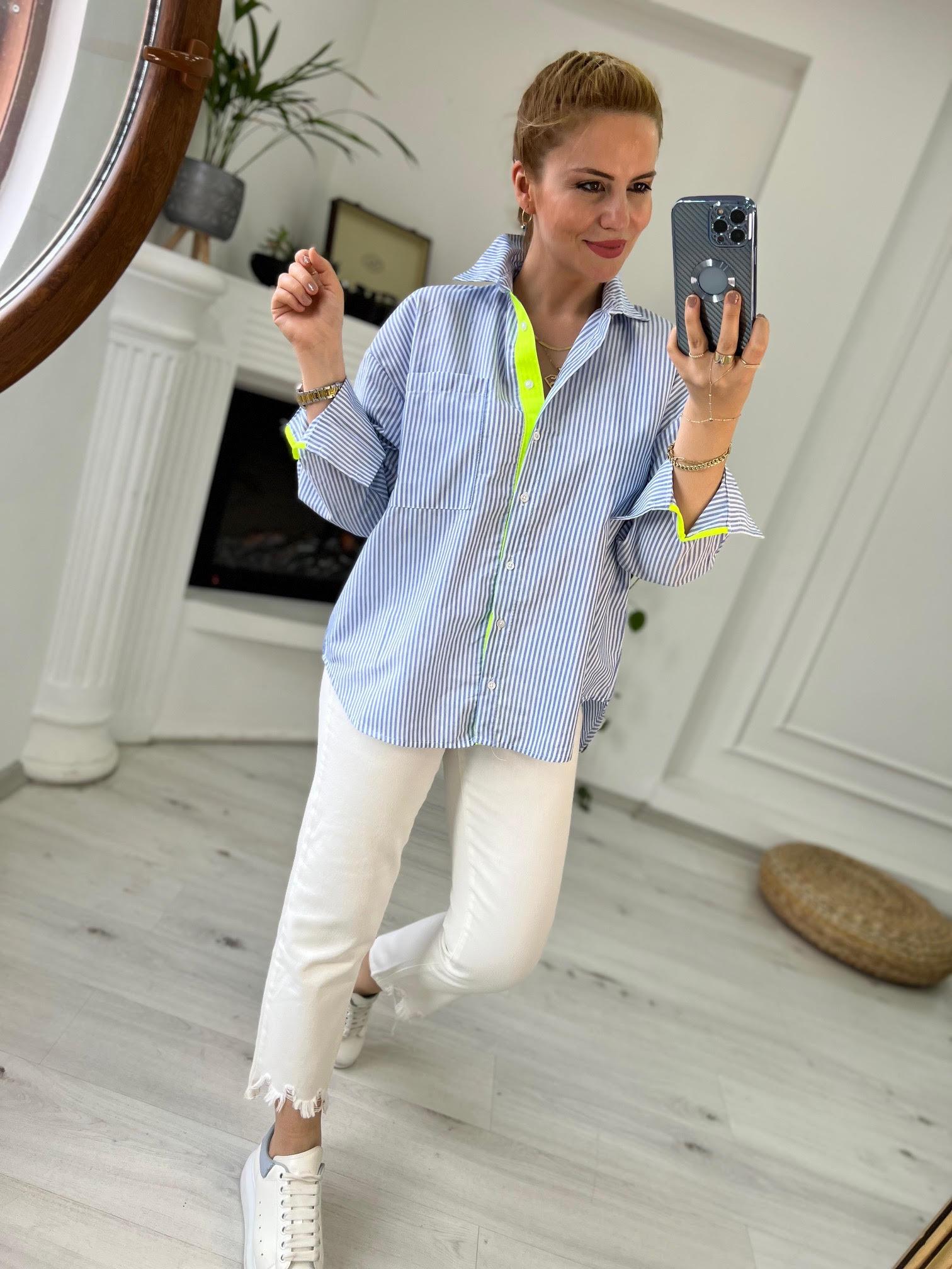 312 Paça Lazerli Mom Fit KREM
