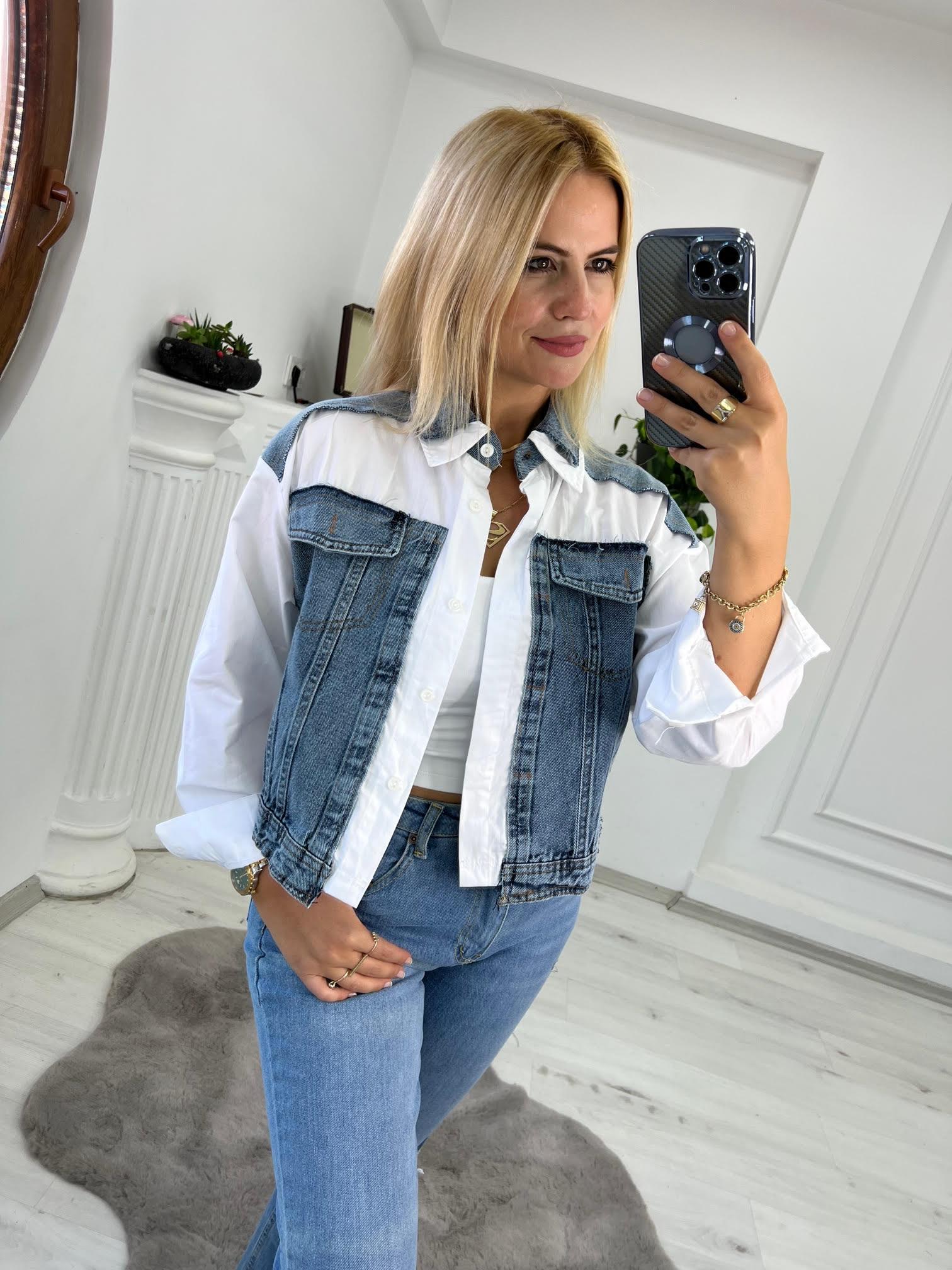 332 Poplin Ceket MAVİ