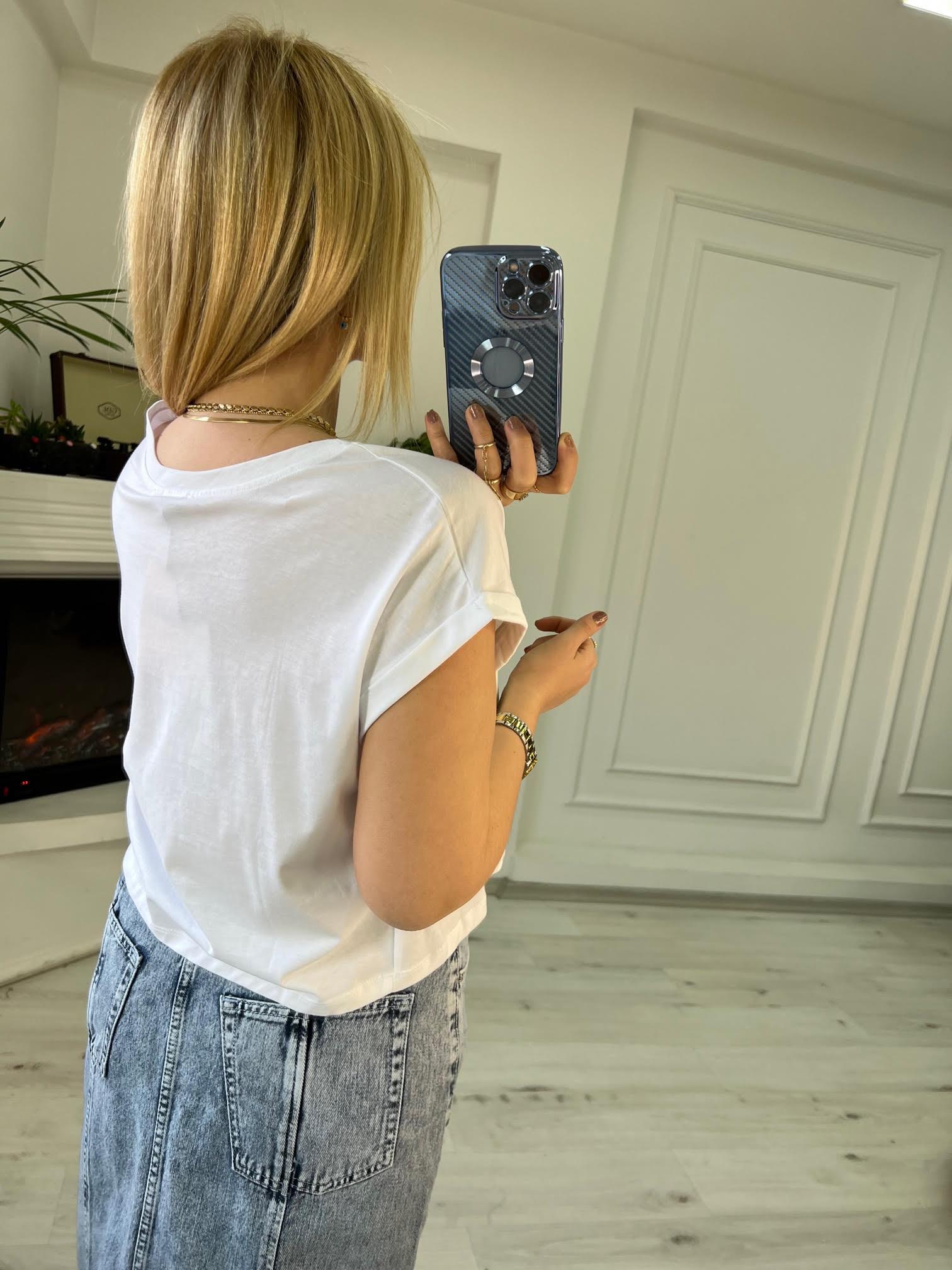 3431 Tshirt BEYAZ