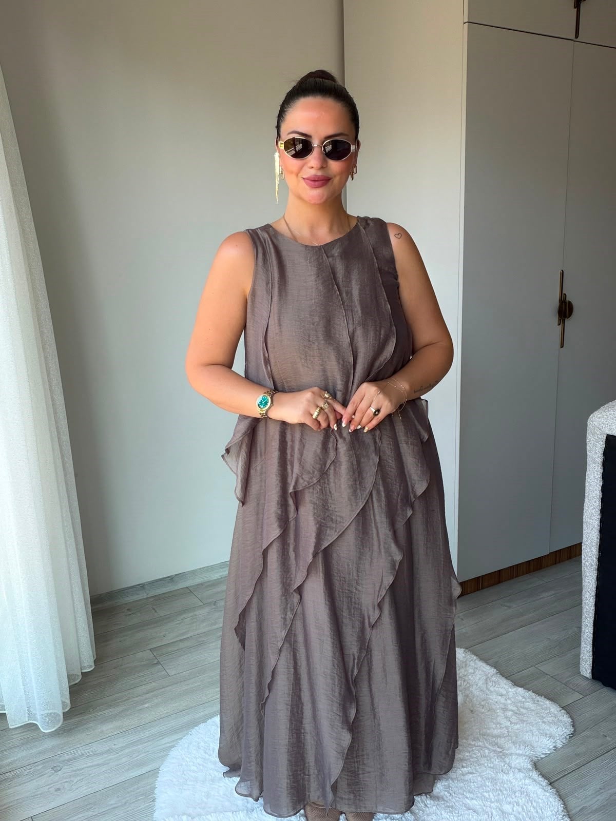 3450 Elbise BRONZ