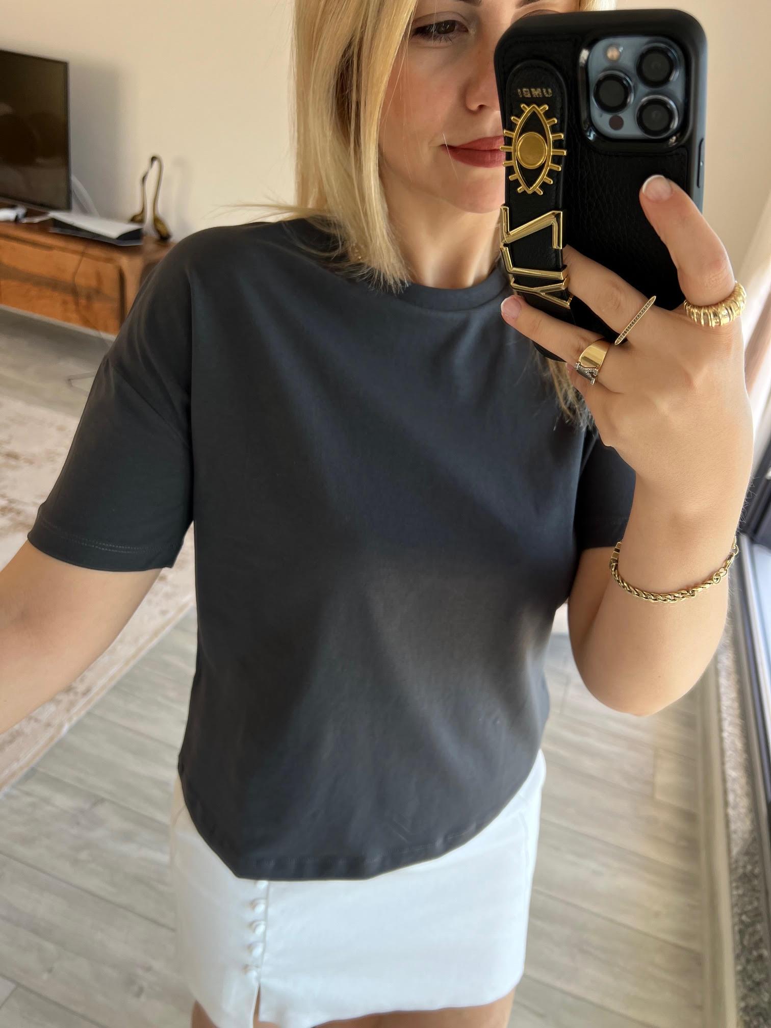 3683 Basic Tshirt ANTRESİT