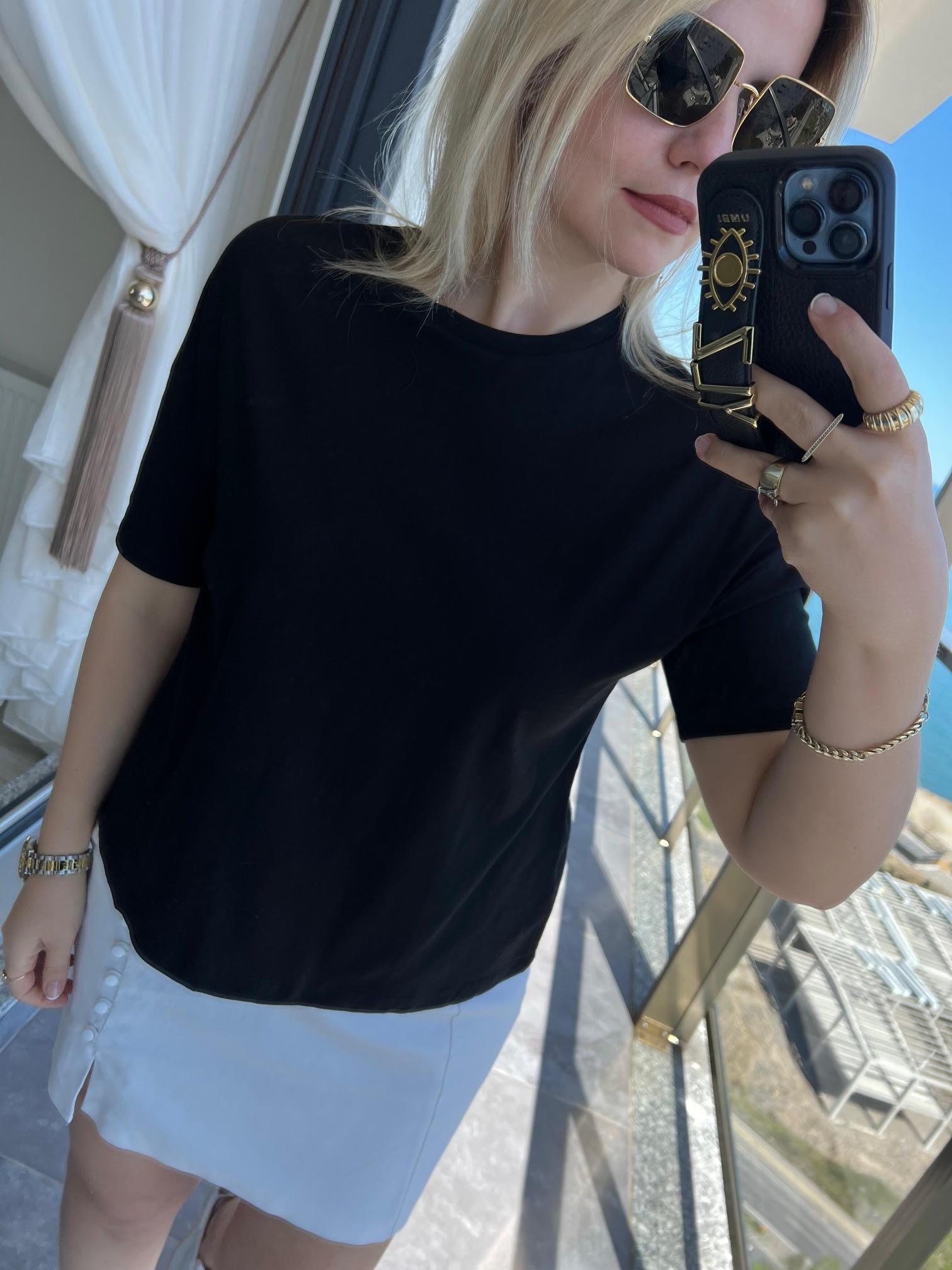 3683 Basic Tshirt SİYAH