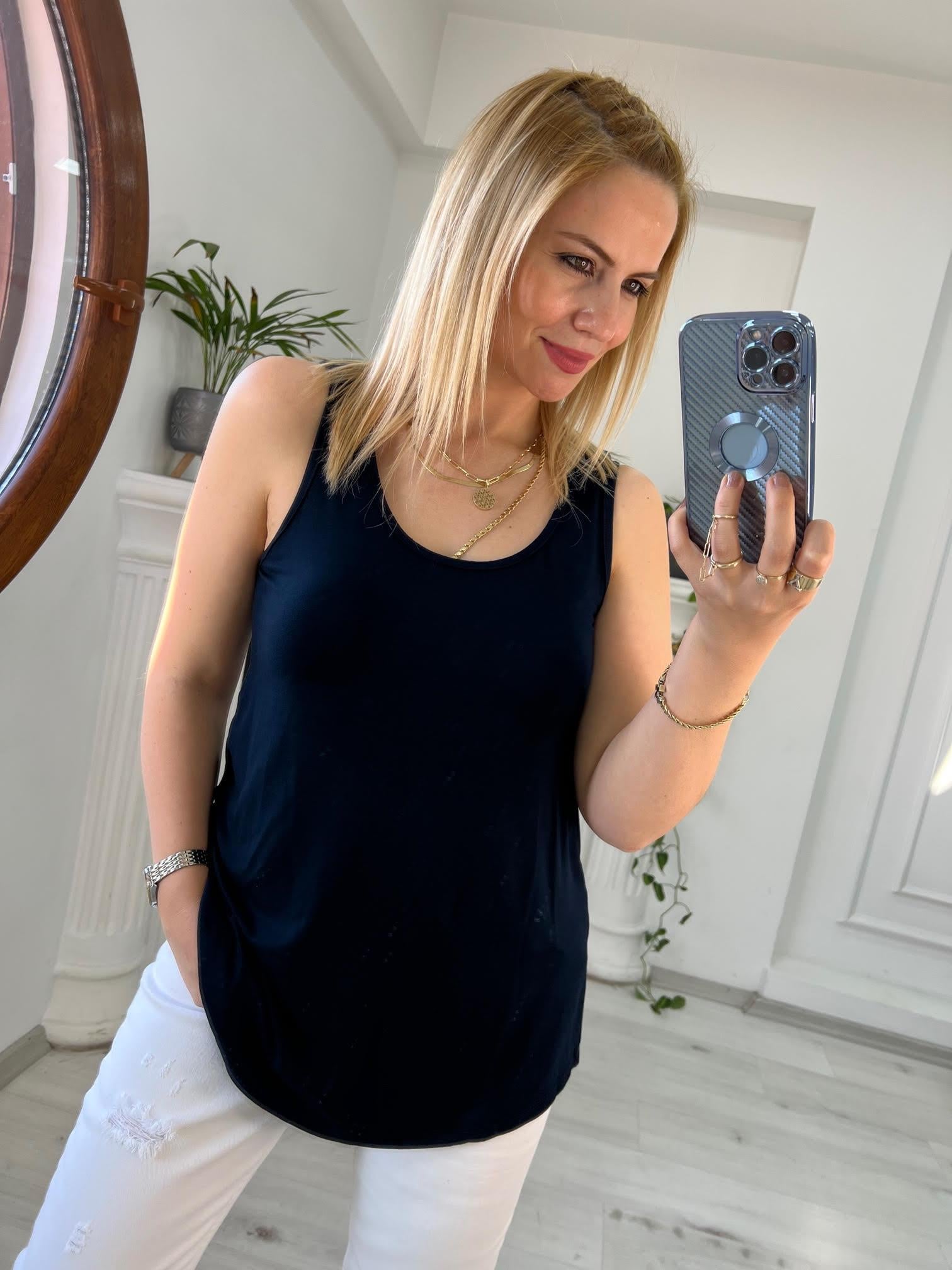 440 Basic Undershirt LACİVERT