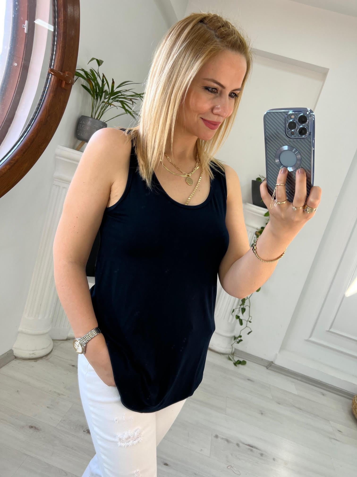 440 Basic Undershirt LACİVERT