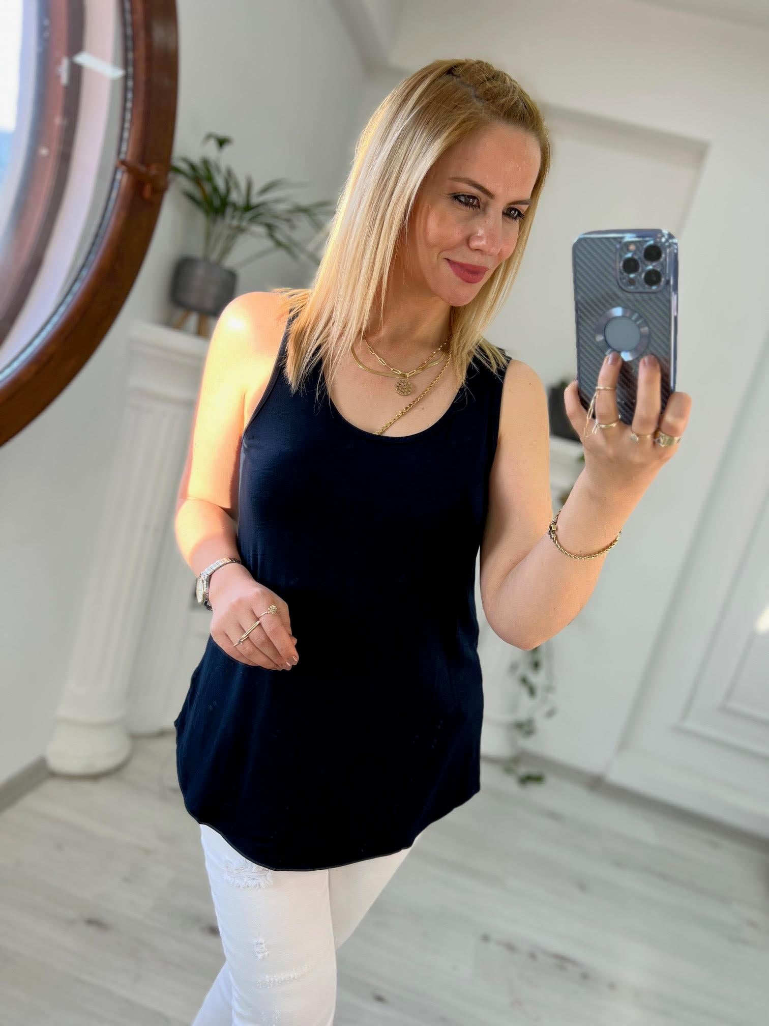 440 Basic Undershirt LACİVERT