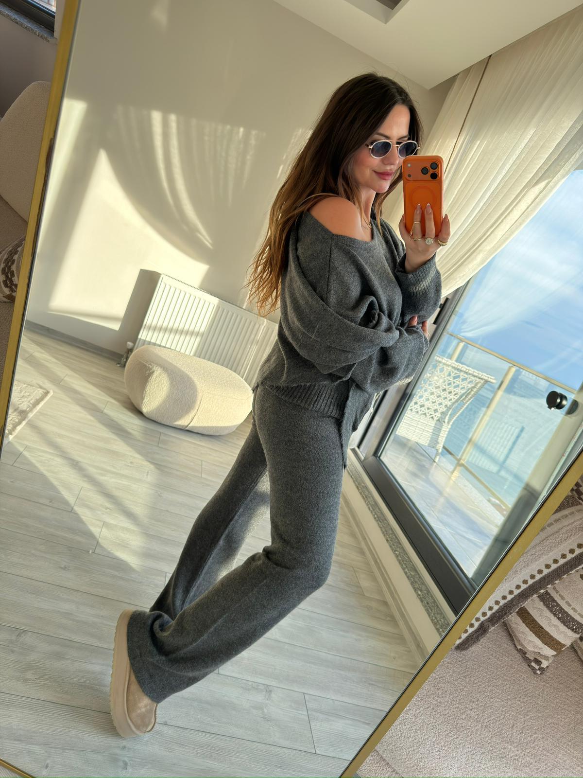 4587 Triko Pantolon ANTRESİT