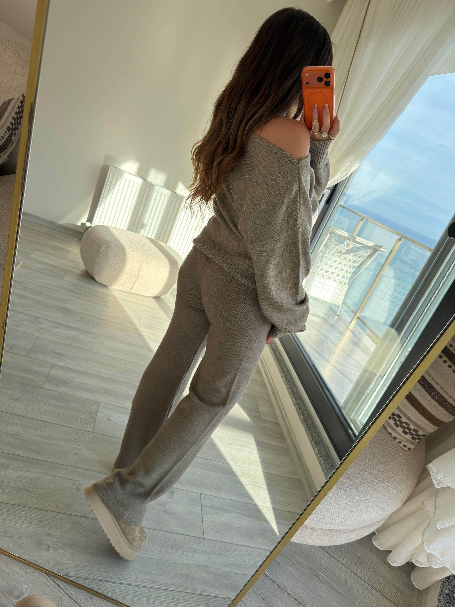 4587 Triko Pantolon VİZON