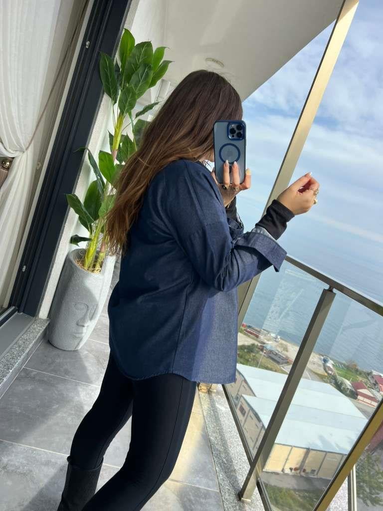 474 Gabardin Gömlek LACİVERT
