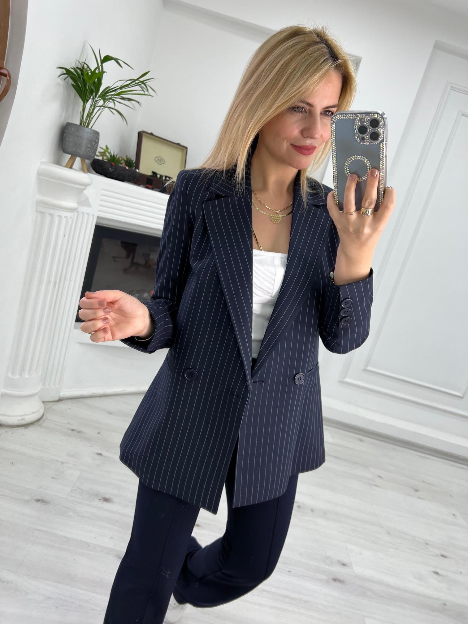 4817 Ceket LACİVERT