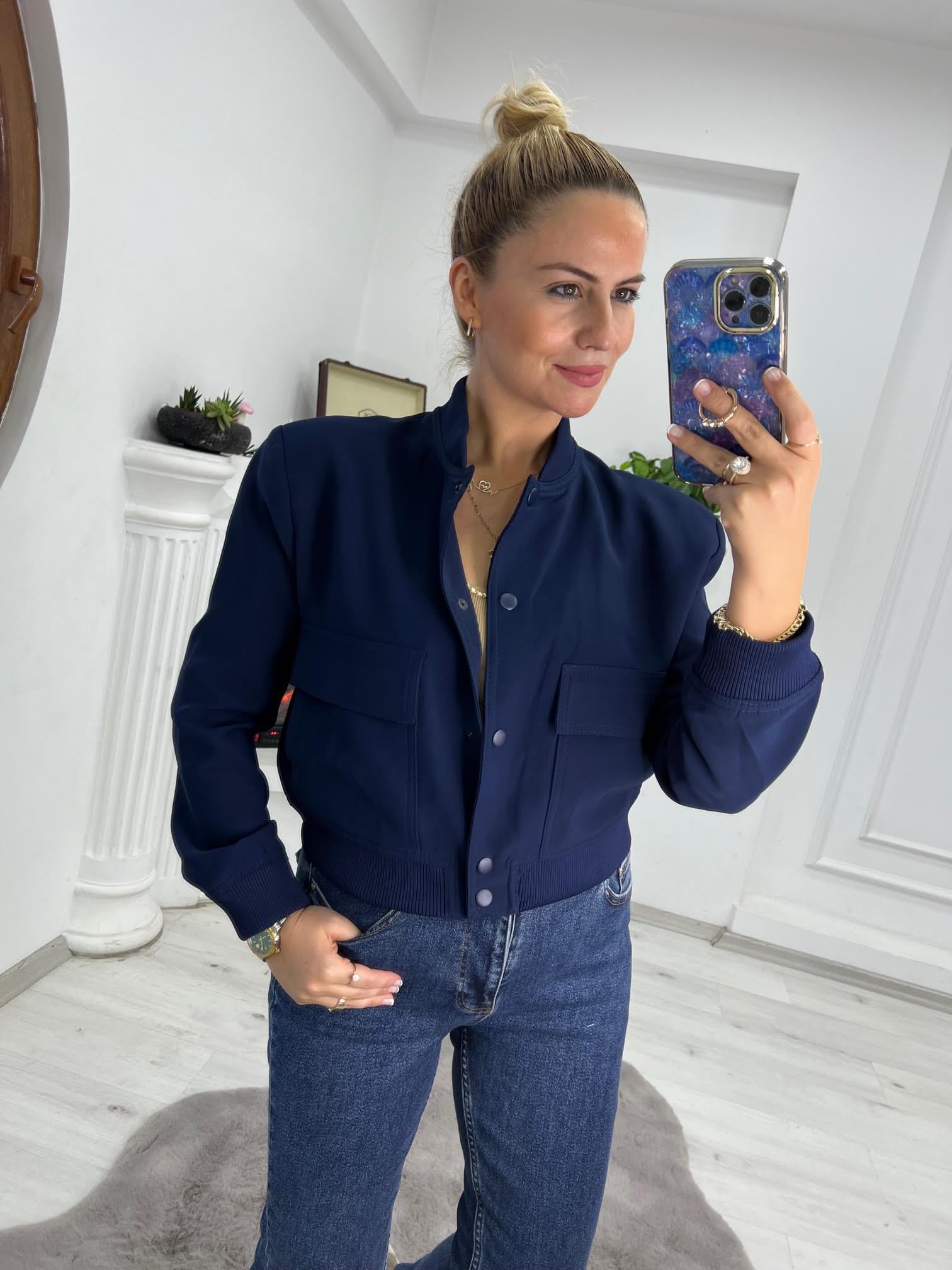 4928 Bombır Ceket LACİVERT