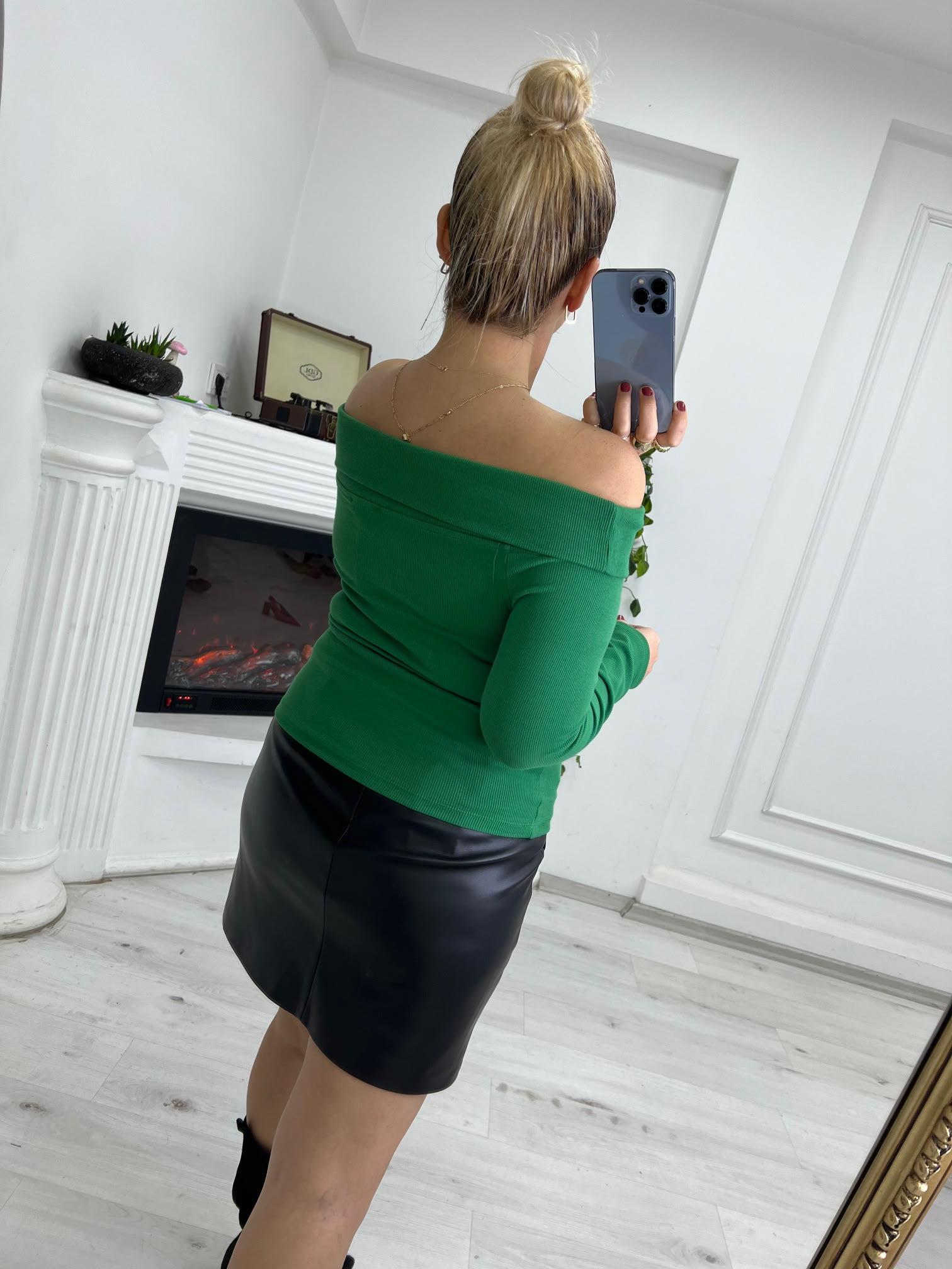 4987 Kaşkorse Bluz YEŞİL