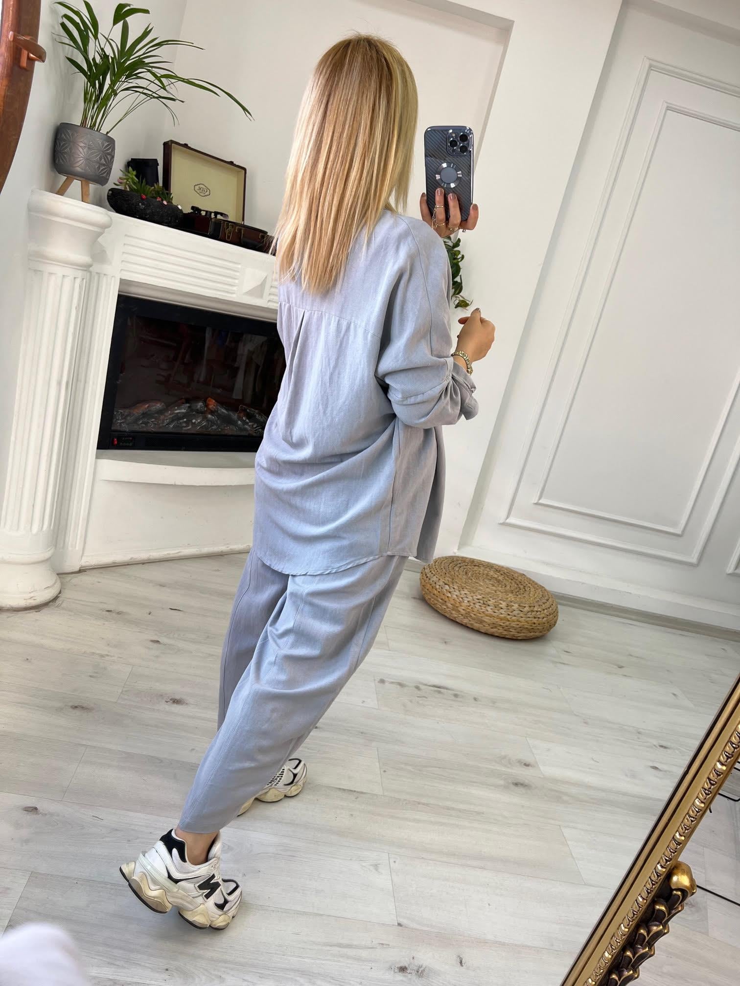 50845 Gömlek Pantolon Takım GRİ