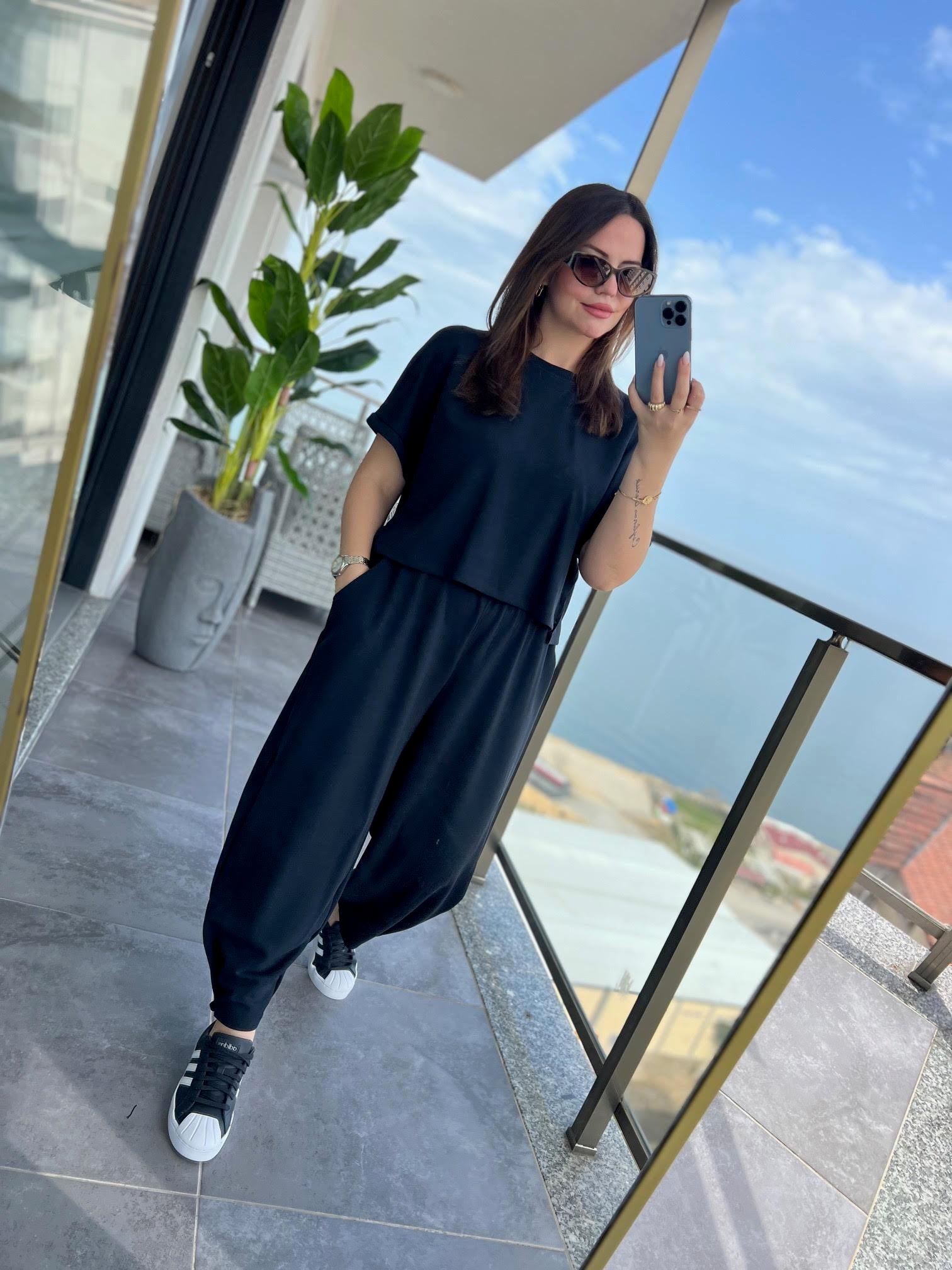 50986 Tshırt Pantalon Takım FÜME