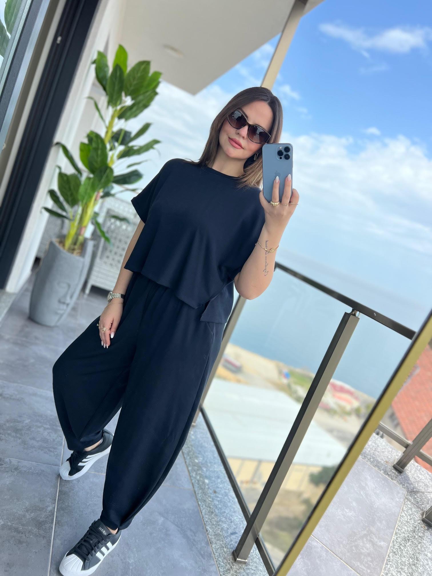 50986 Tshırt Pantalon Takım FÜME
