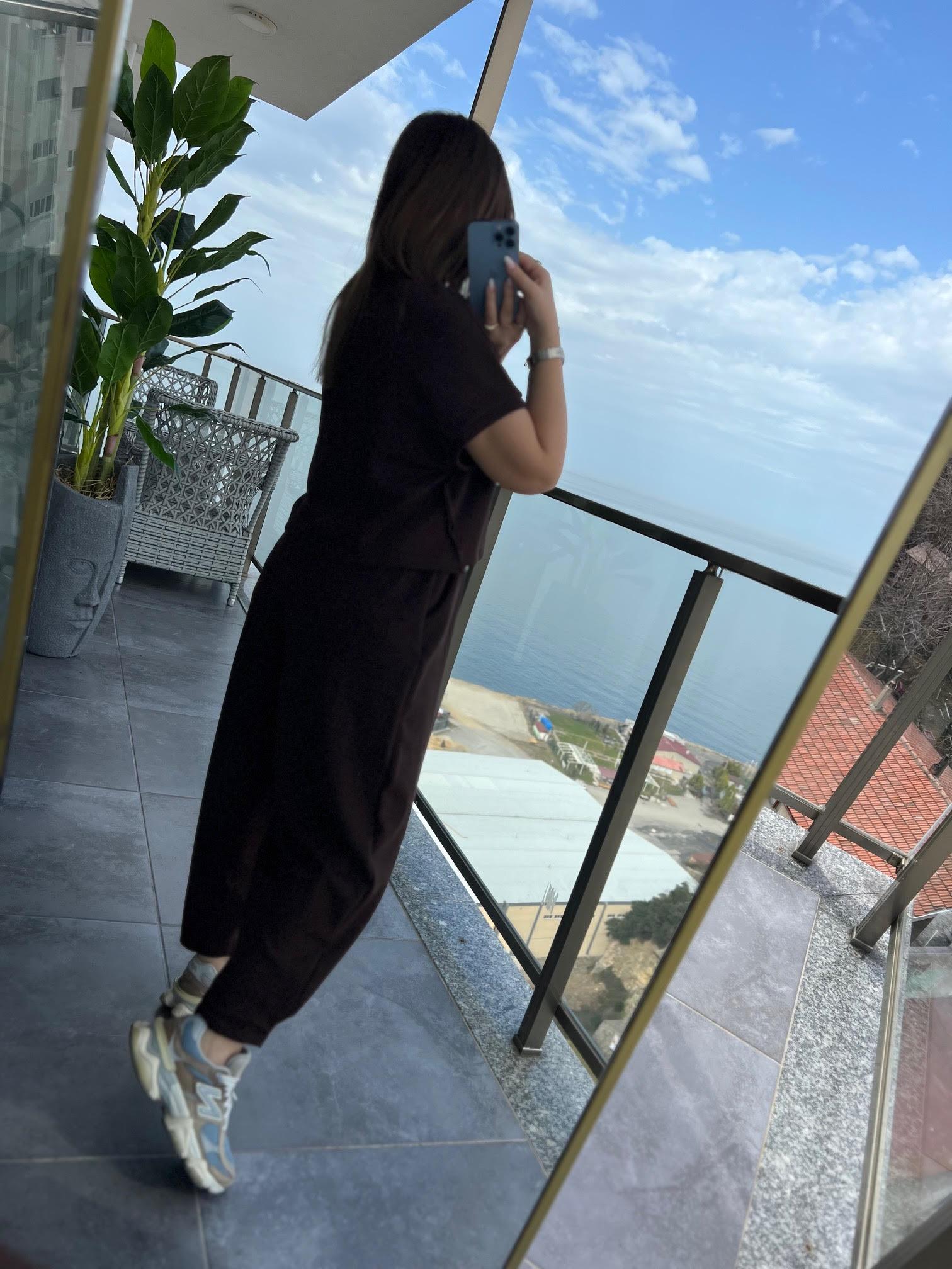 50986 Tshırt Pantalon Takım KAHVE