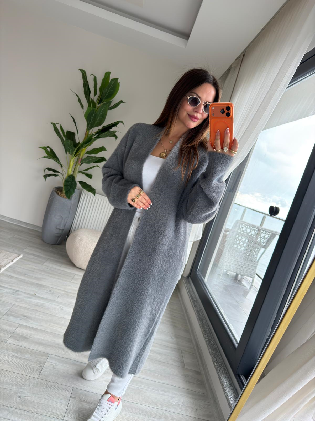 5140 Ara Boy Yumoş Hırka ANTRESİT