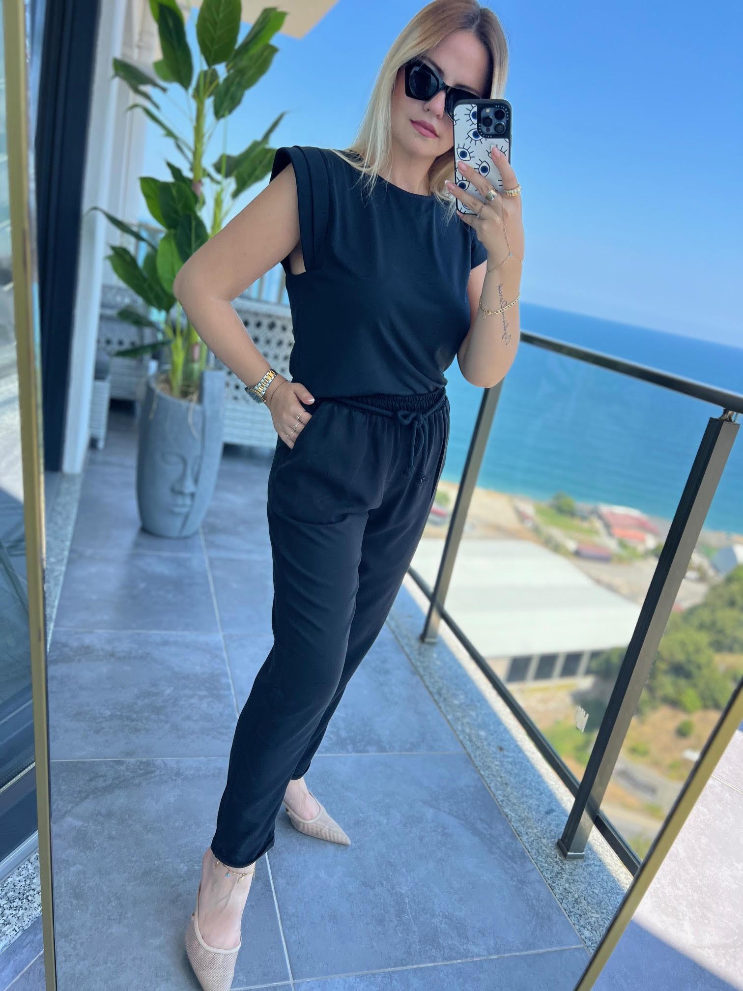 5285  Tensel Pantalon SİYAH