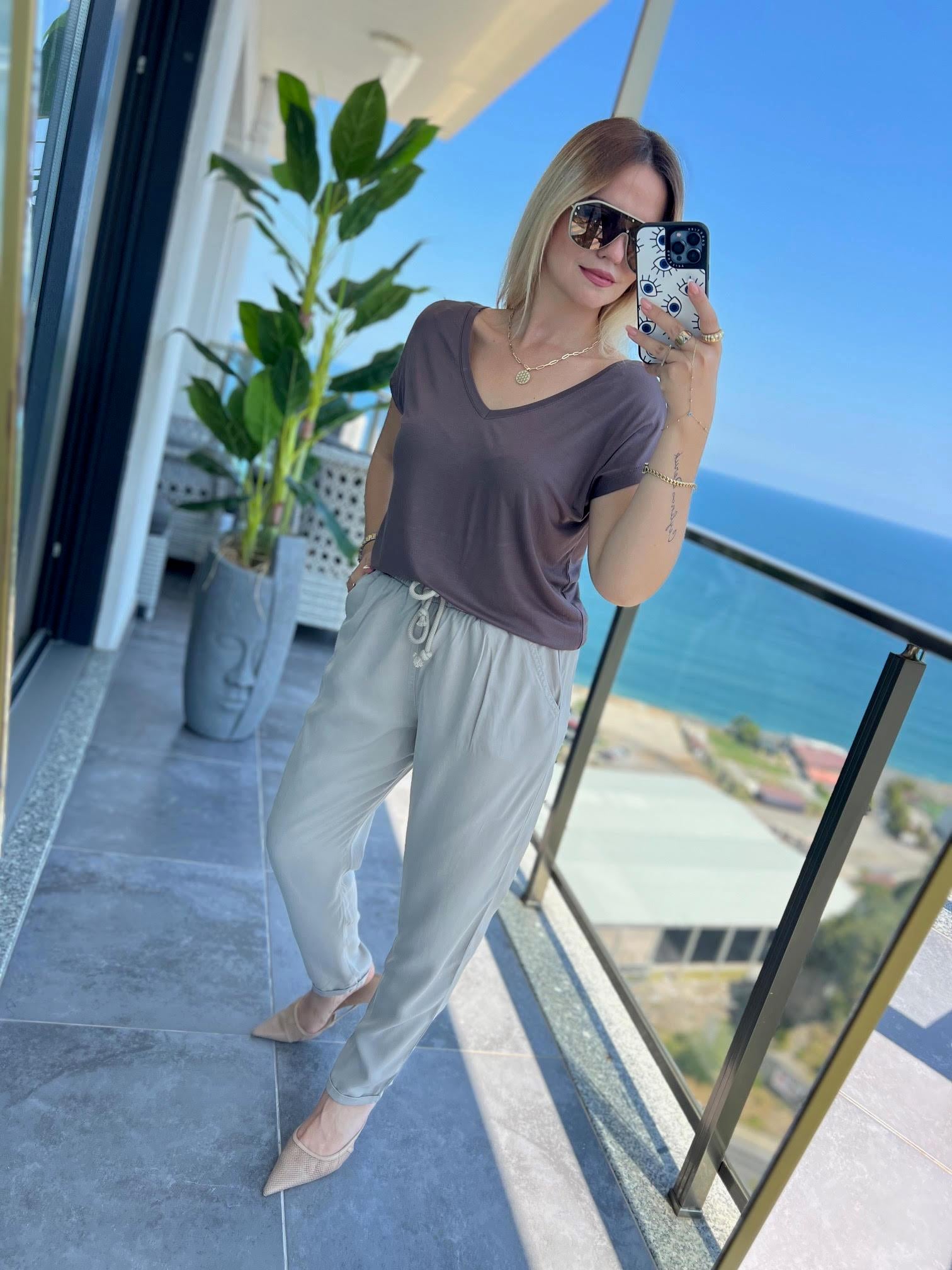 5285  Tensel Pantalon TAŞ