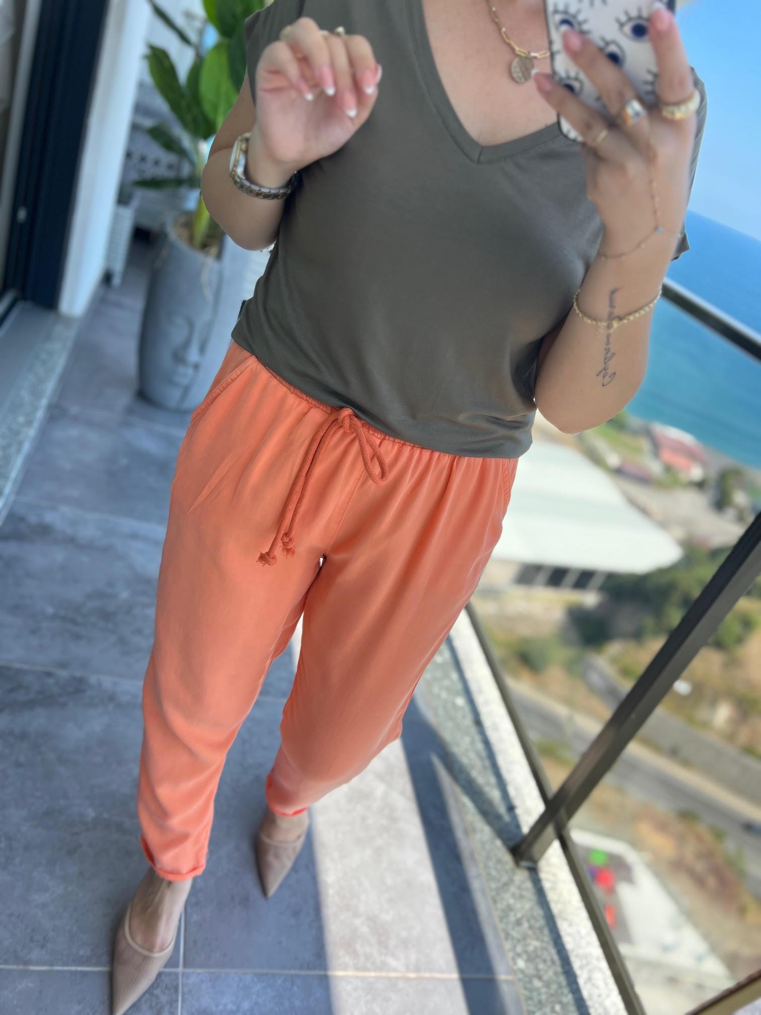 5285  Tensel Pantalon TURUNCU