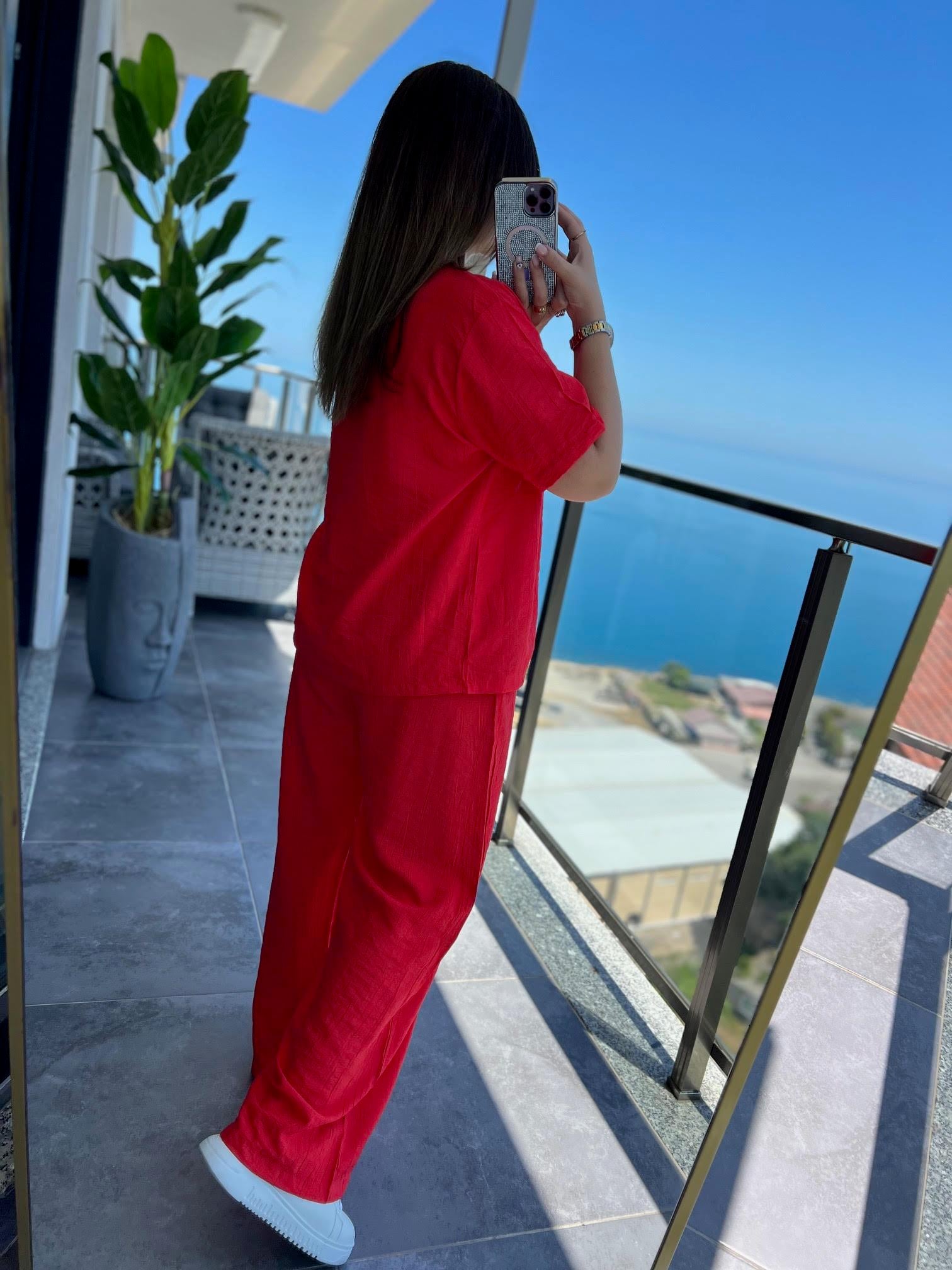 6007 Çilek Takım KIRMIZI
