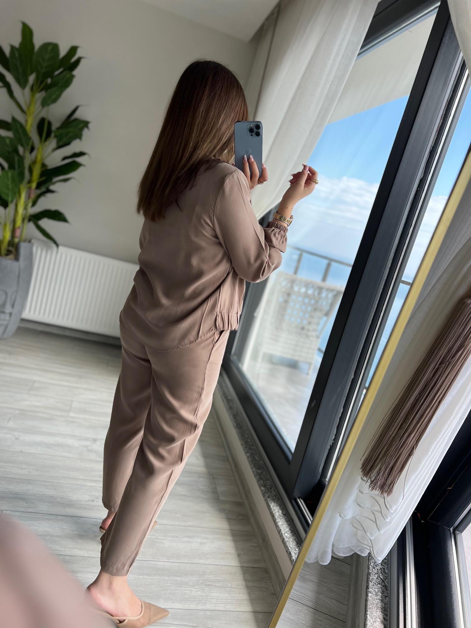7132 Tencel Takım KAHVE