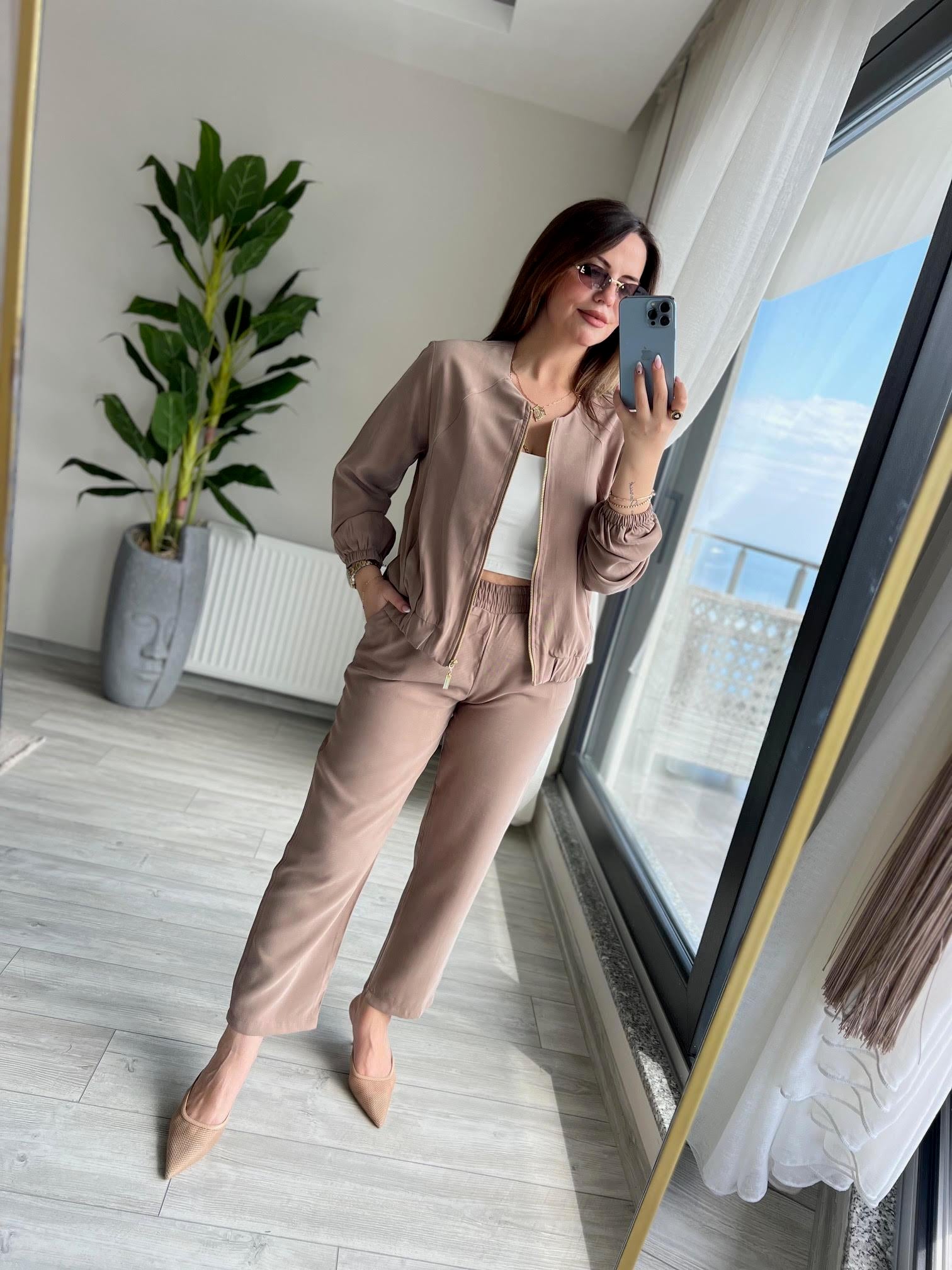 7132 Tencel Takım KAHVE