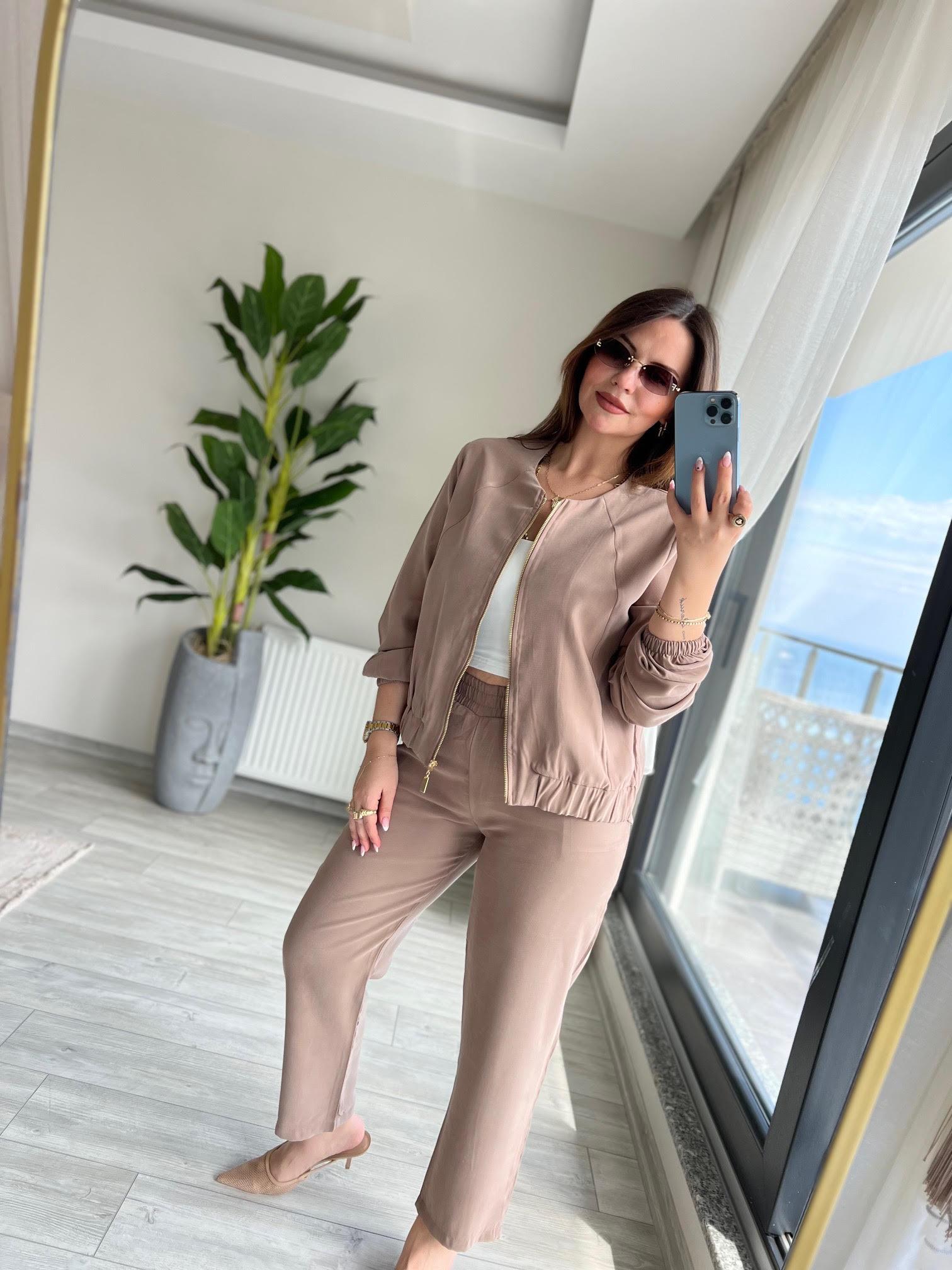 7132 Tencel Takım KAHVE