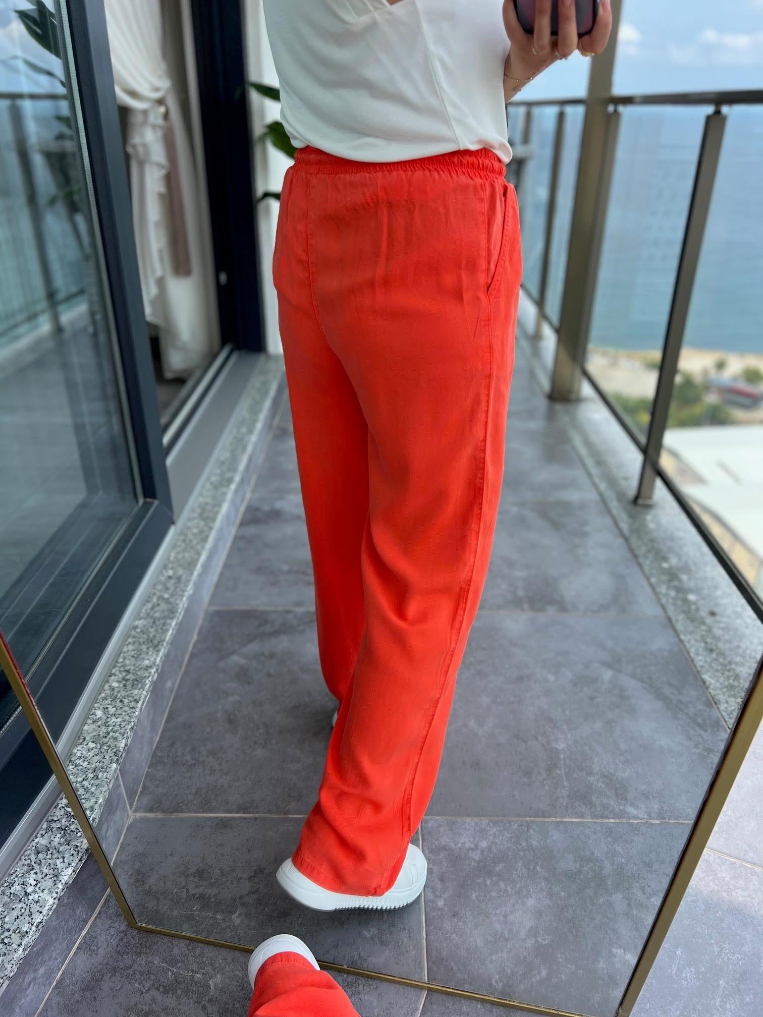8033 Bol Paça Tencel Pantolon MERCAN