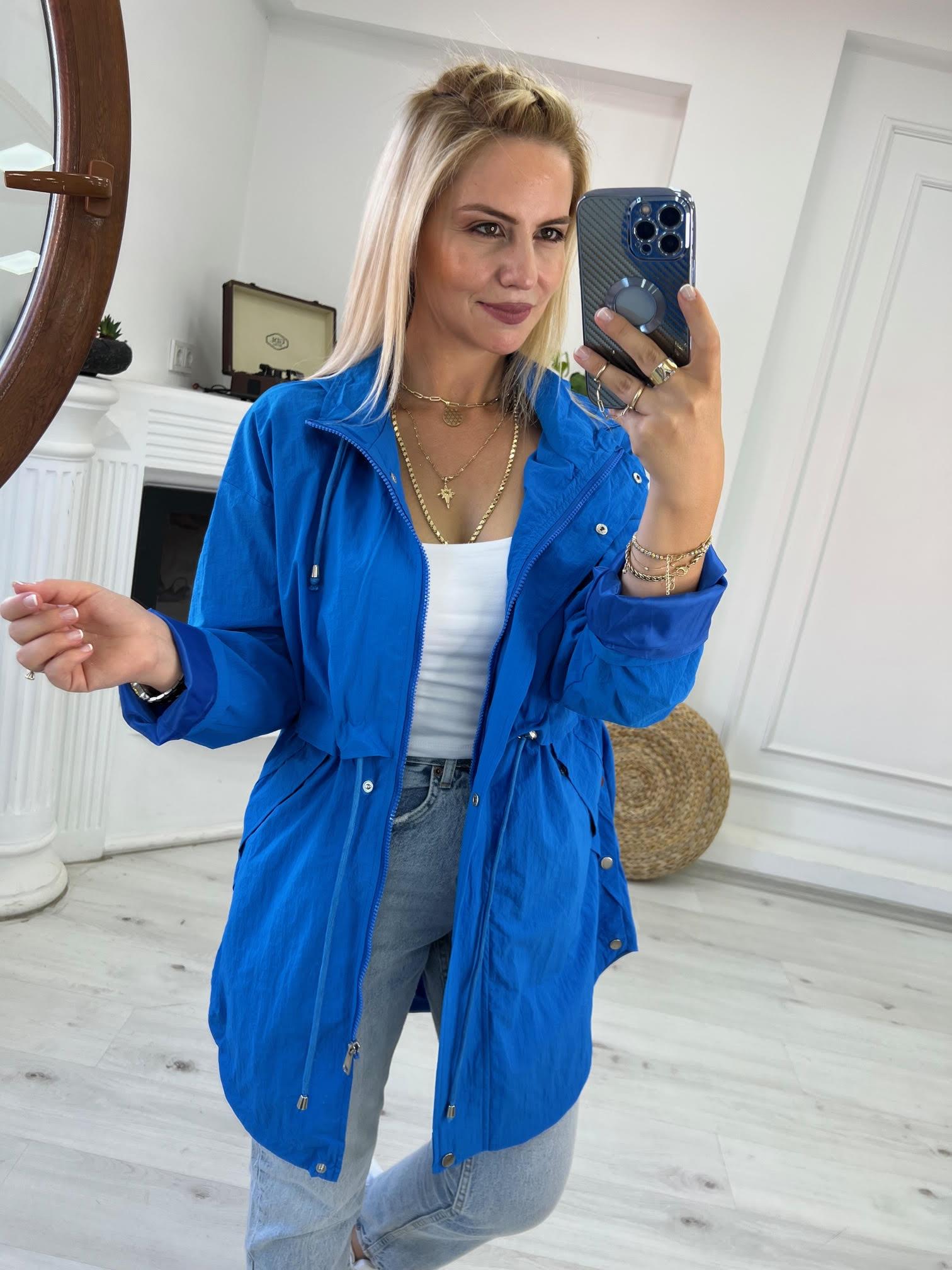 87067 Robin Trençkot MAVİ