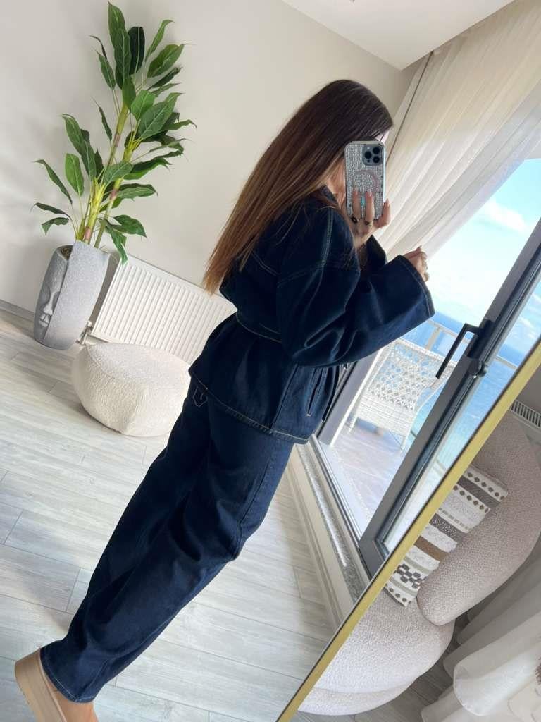 9296 Kuşaklı Takım LACİVERT
