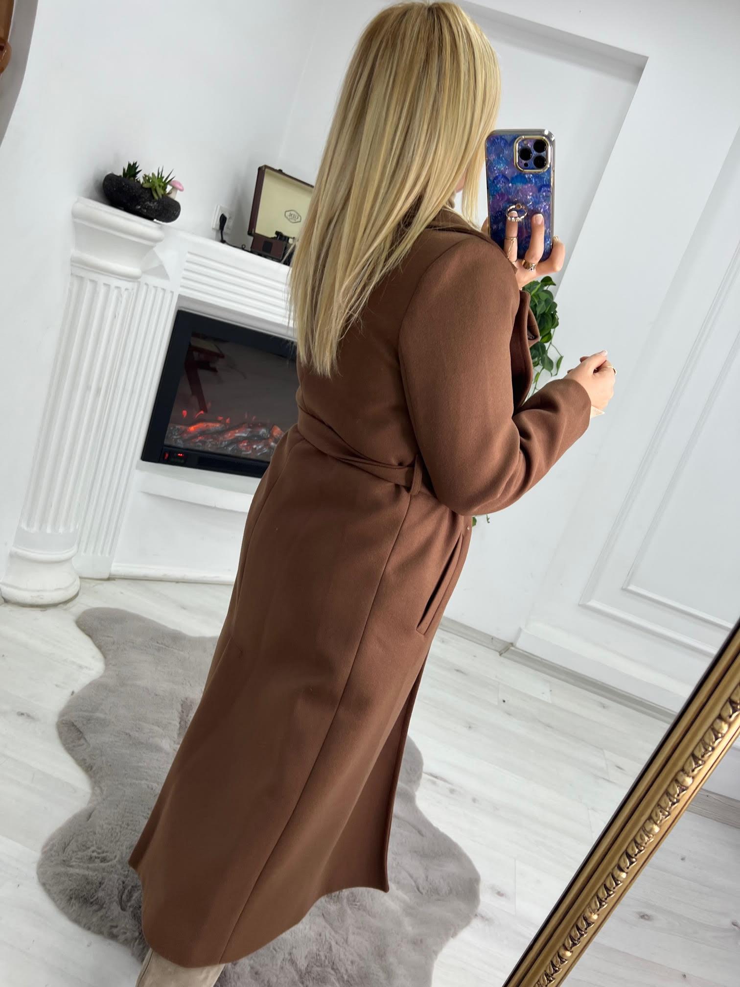 9350 Kaşe Kaban KAHVE
