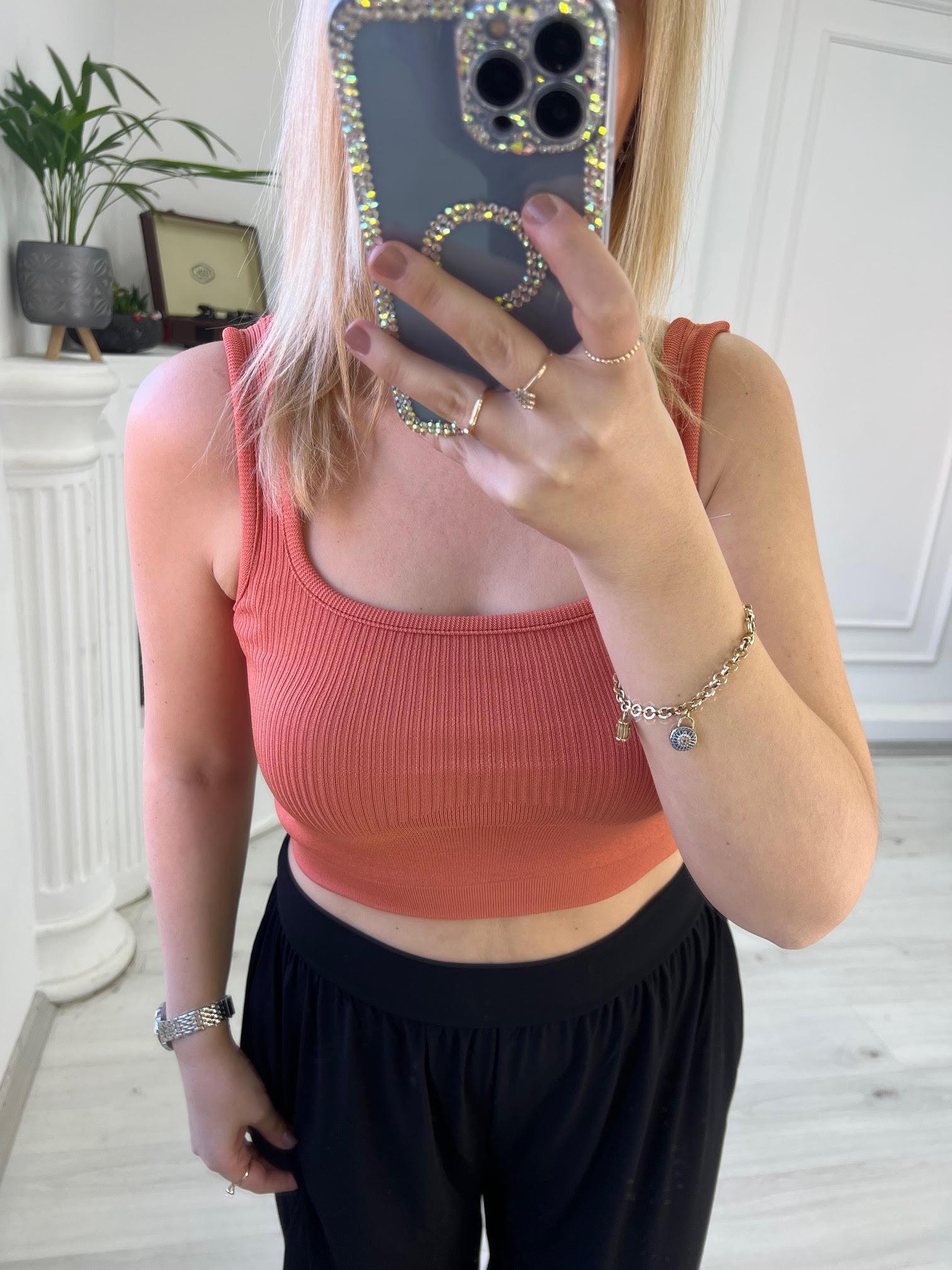 Askılı Crop KİREMİT