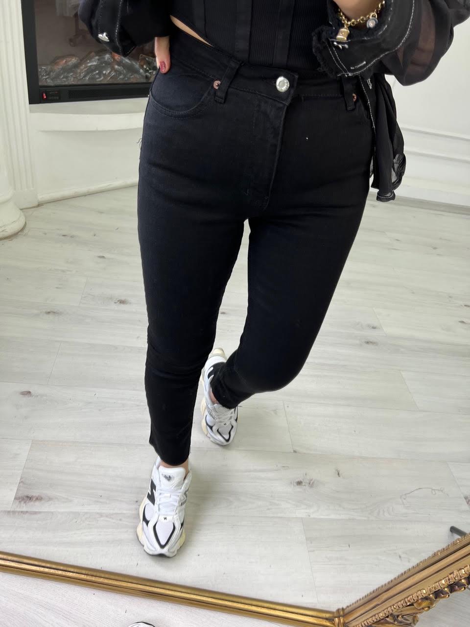 Boyfit Jean SİYAH