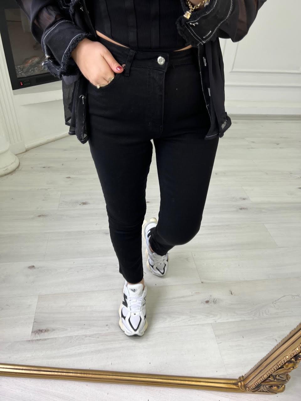 Boyfit Jean SİYAH