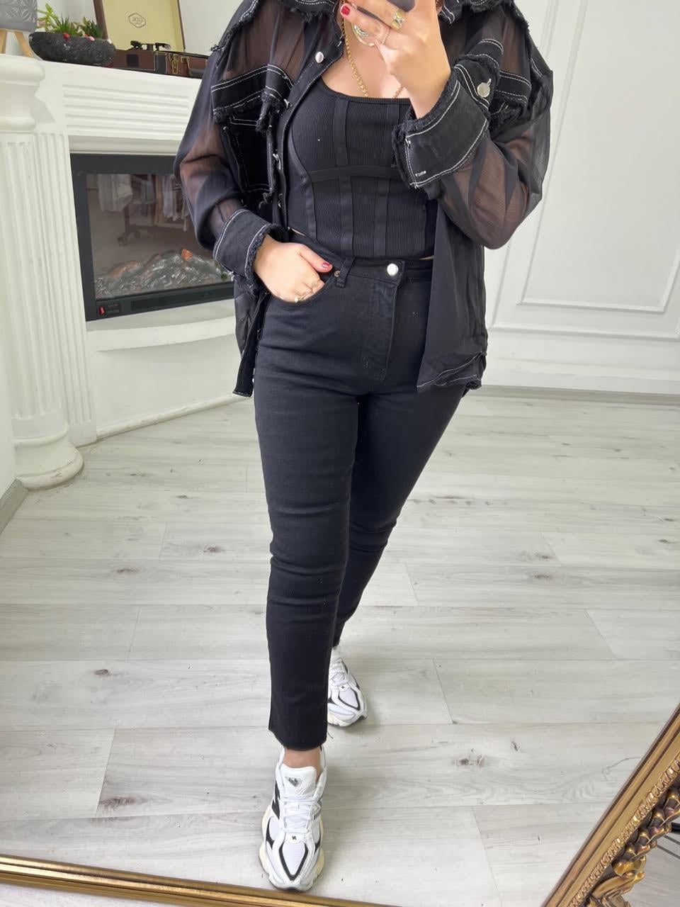Boyfit Jean SİYAH