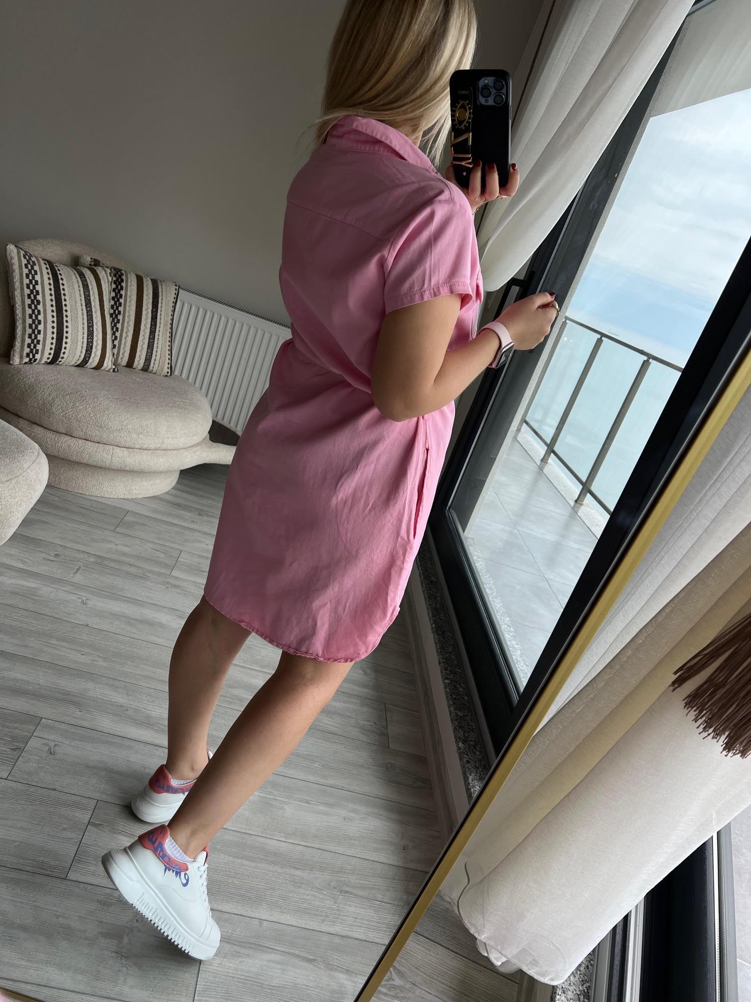 Cepli Elbise PEMBE