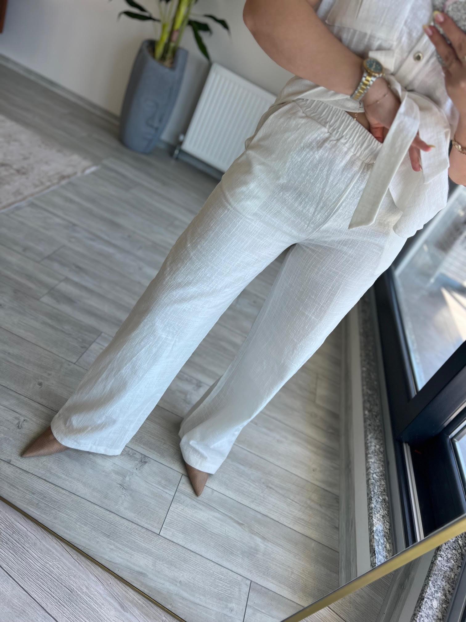 Çıtçıtlı Kısa Kollu Takım BEYAZ