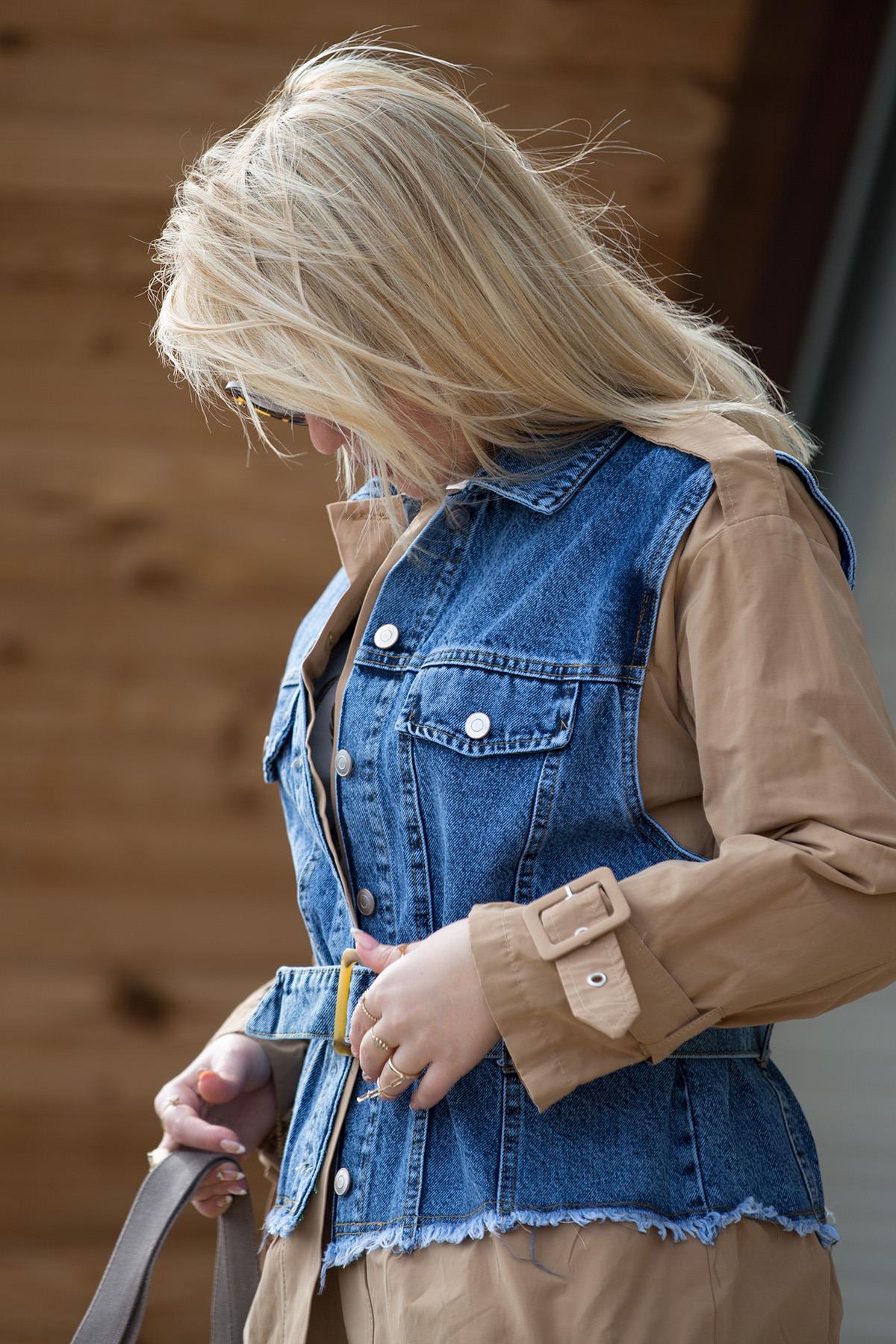 D89776 Jean Detay Ceket CAMEL