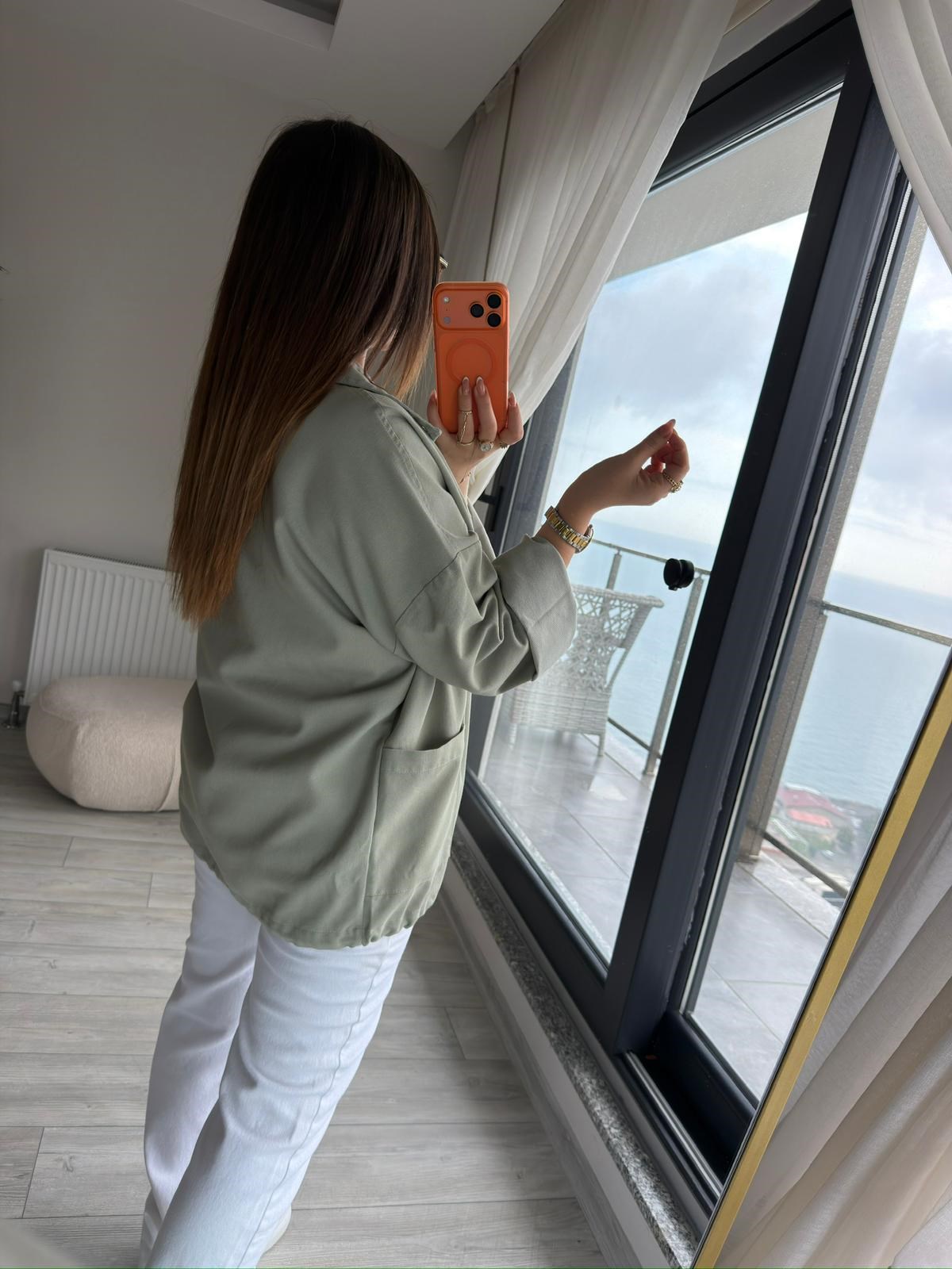 Gabardin Ceket MİNT