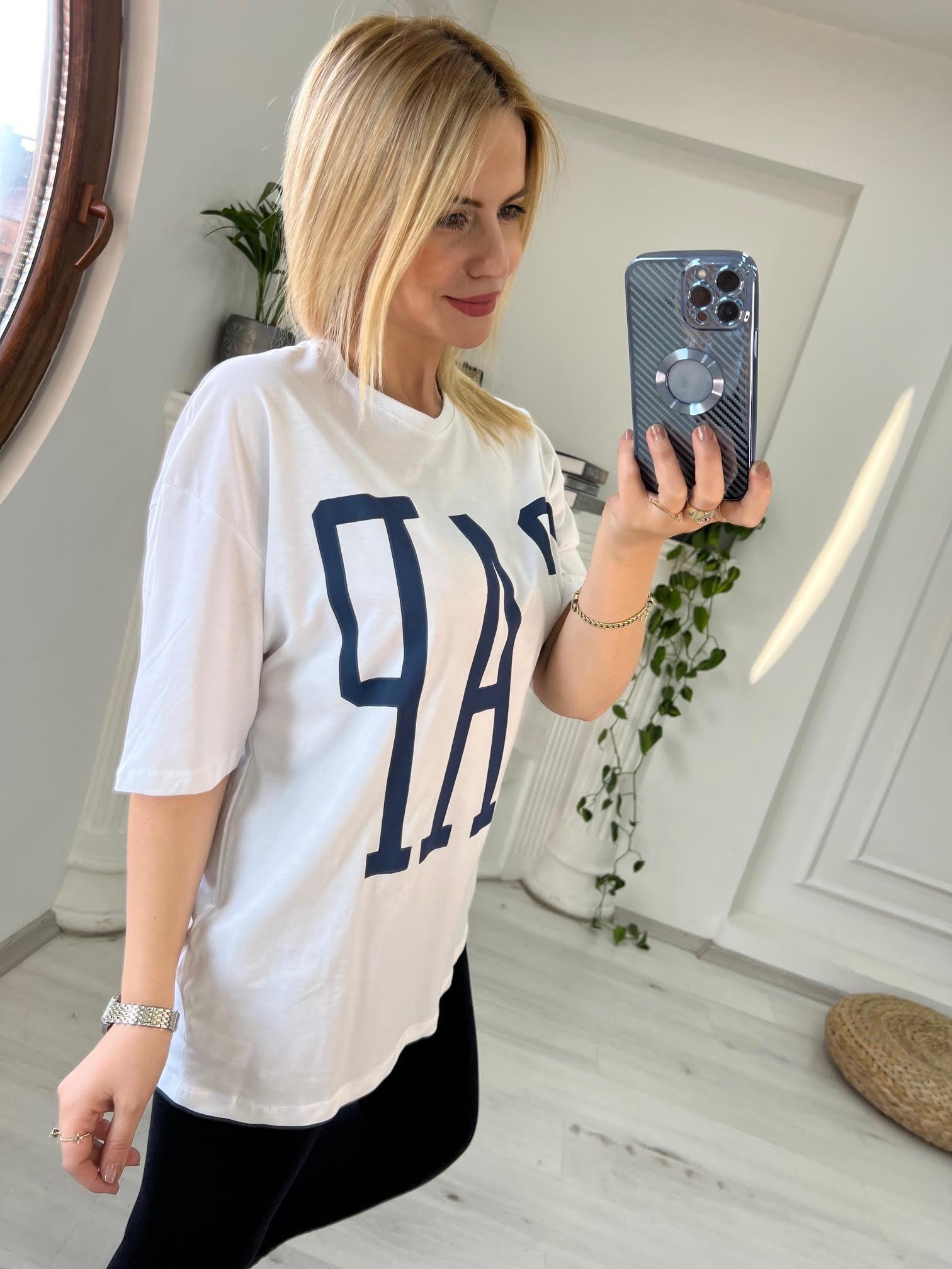 GAP Baskılı Basic Tshirt BEYAZ