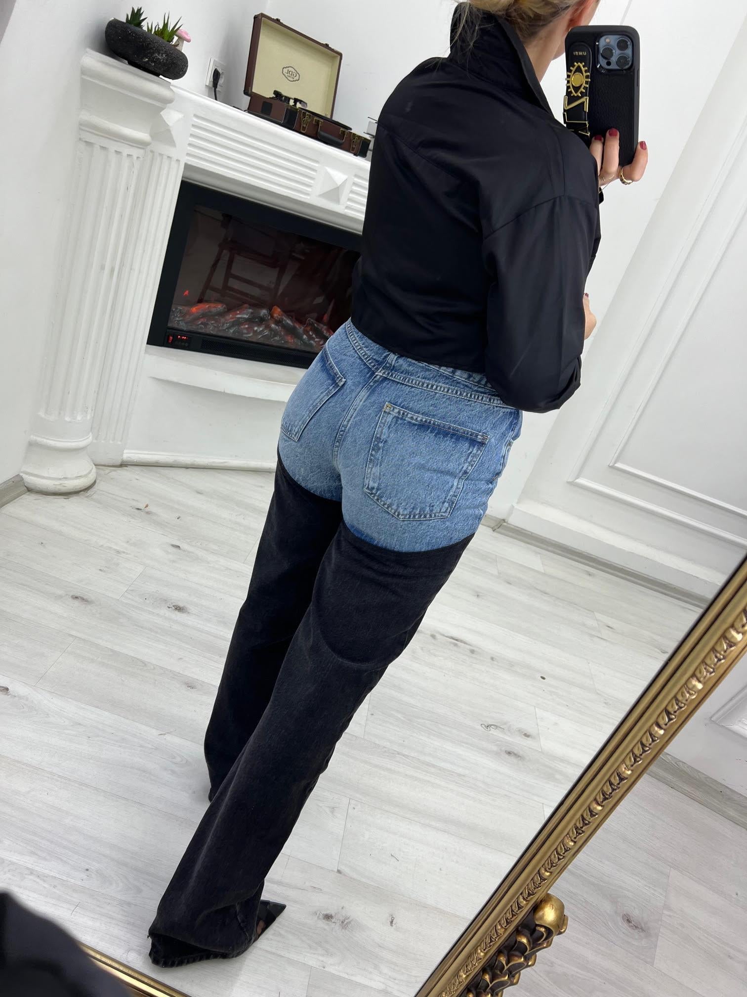 Parçalı Jean MAVİ