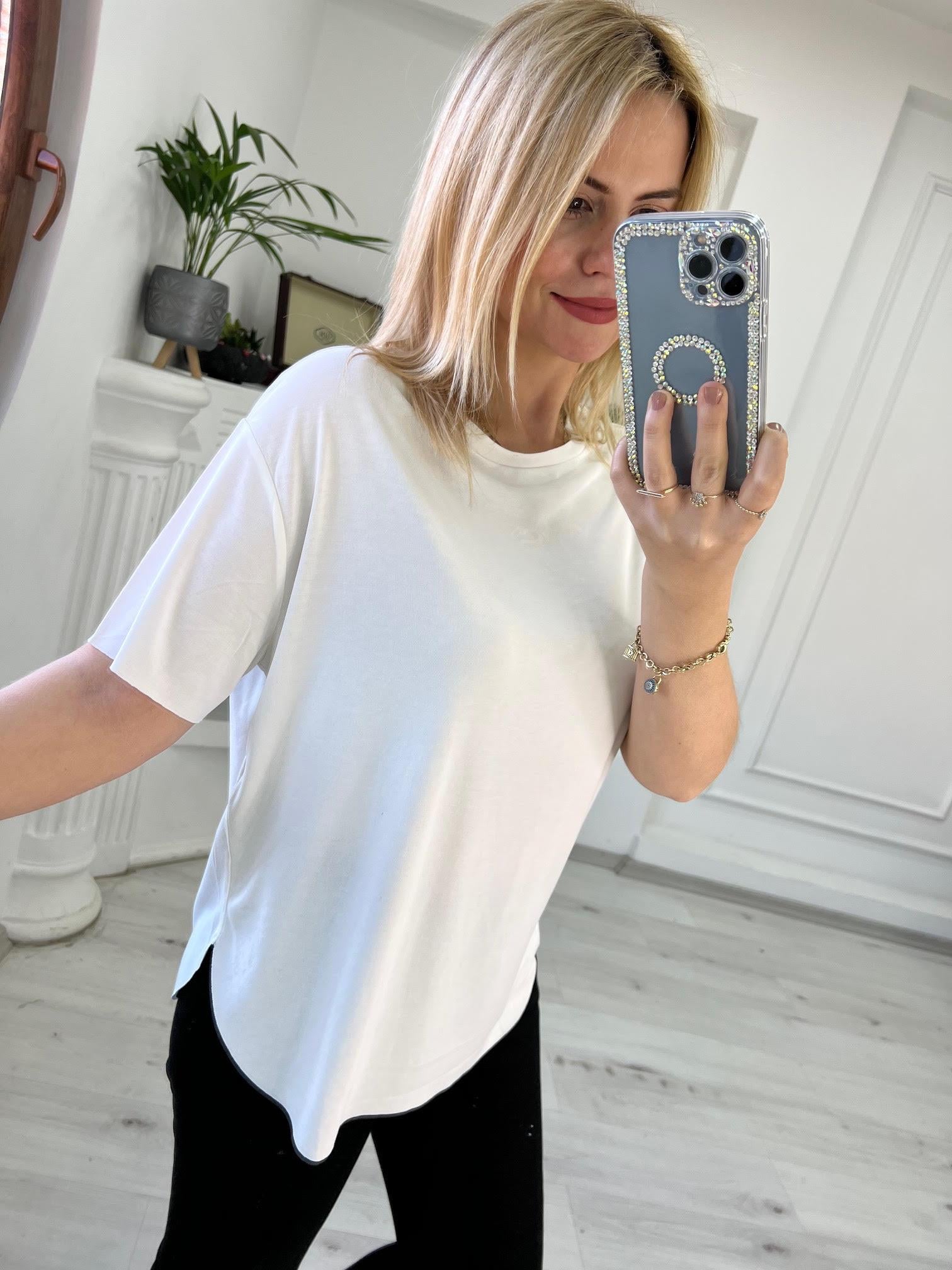 Tiril Kısa Kollu Tshirt EKRU