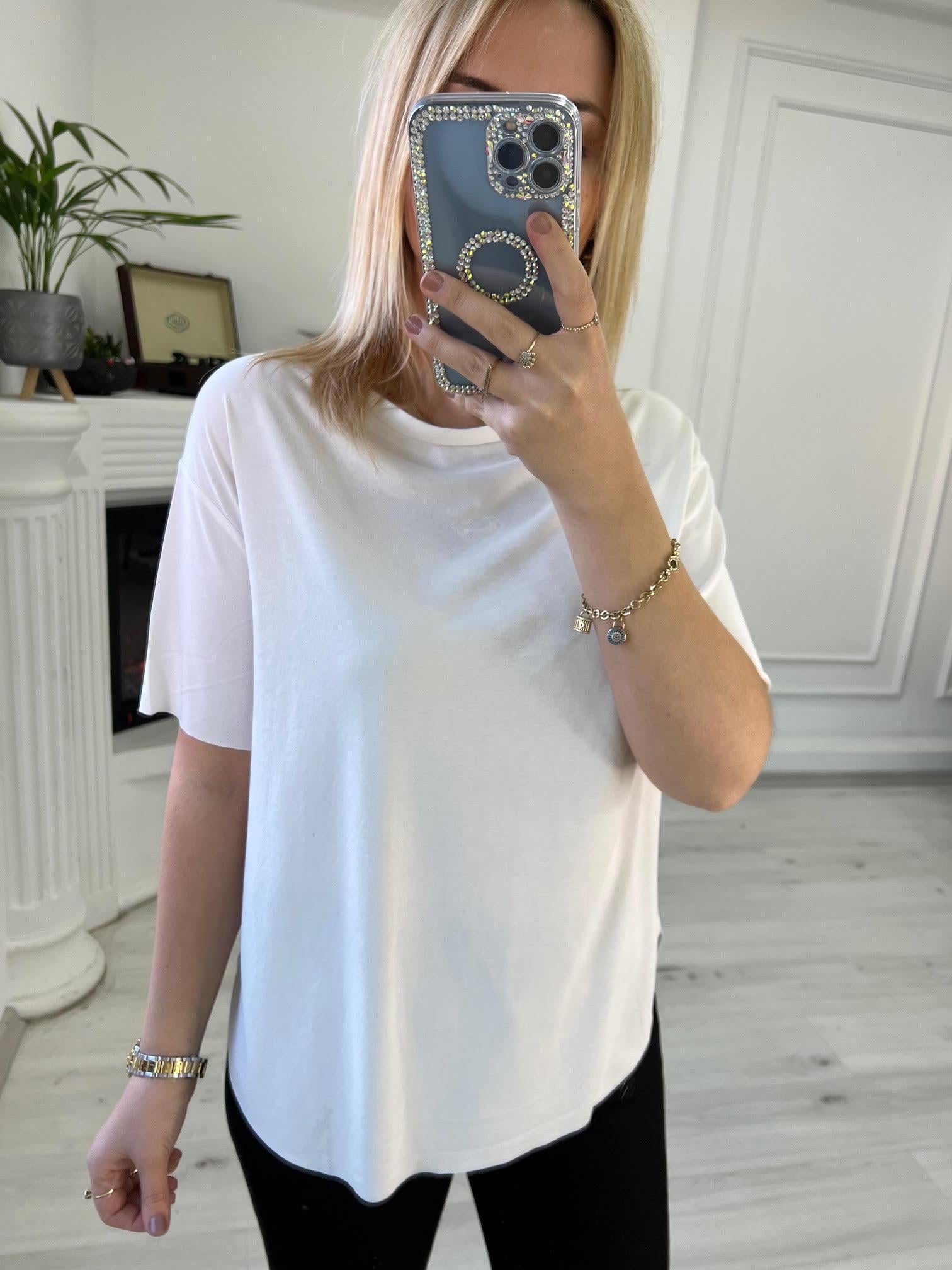 Tiril Kısa Kollu Tshirt EKRU