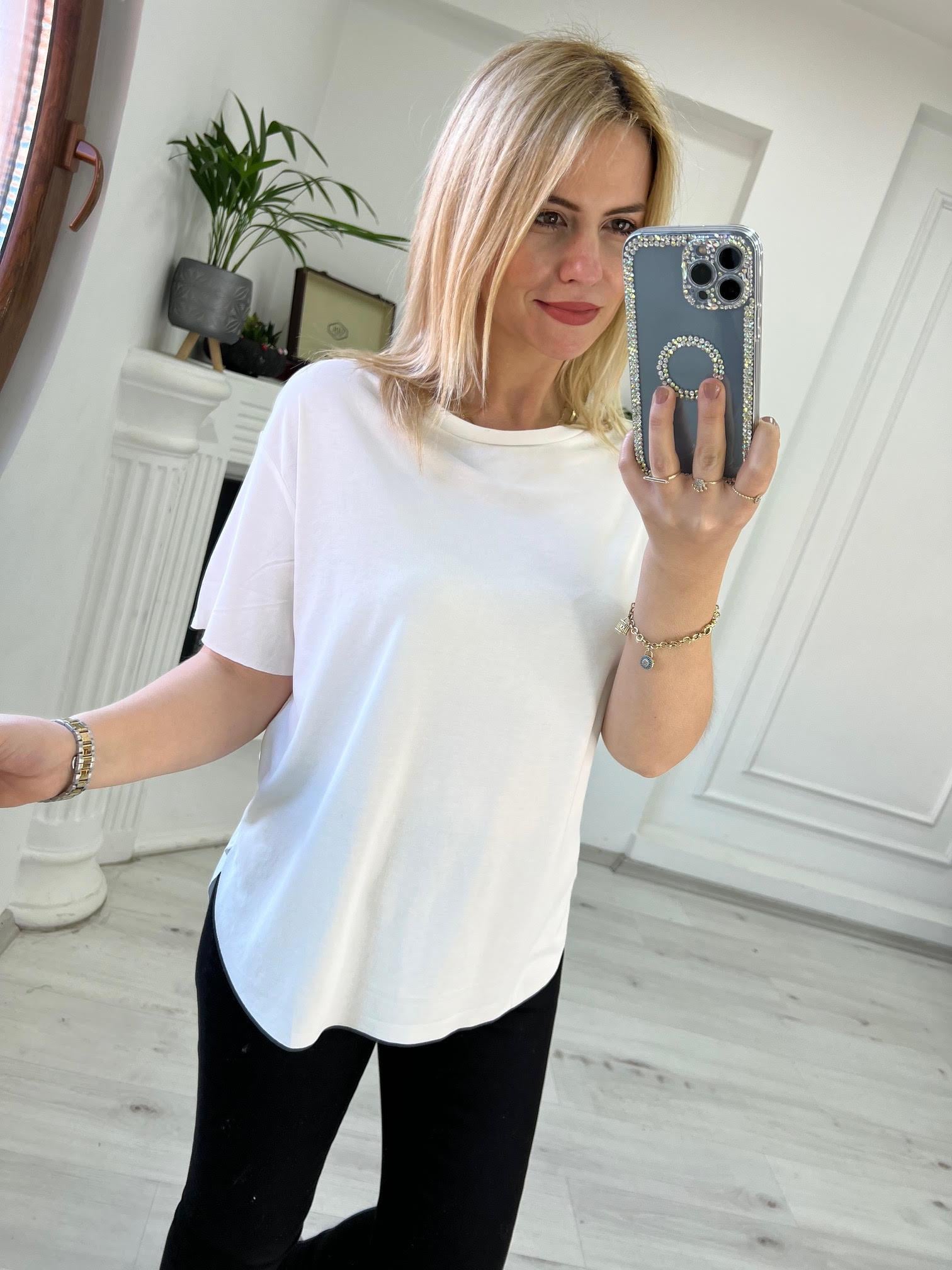 Tiril Kısa Kollu Tshirt EKRU