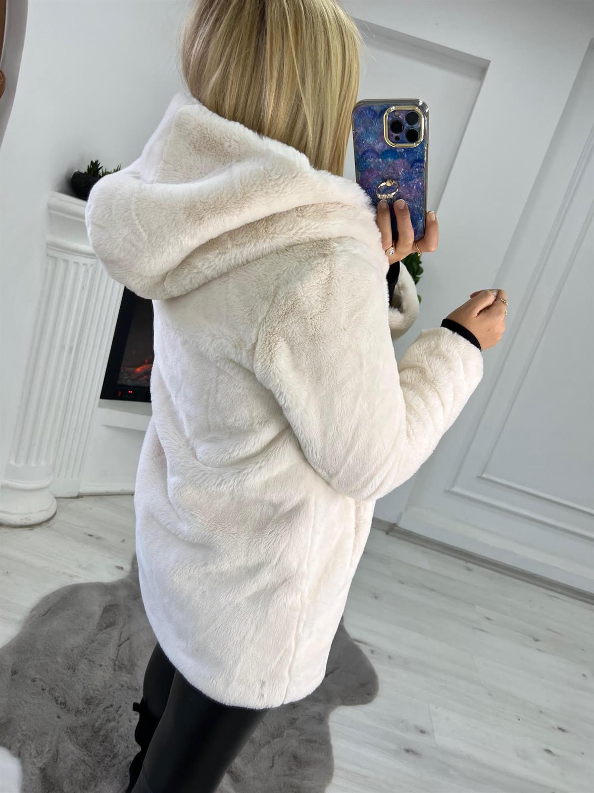 01 Peluş Mont TAŞ