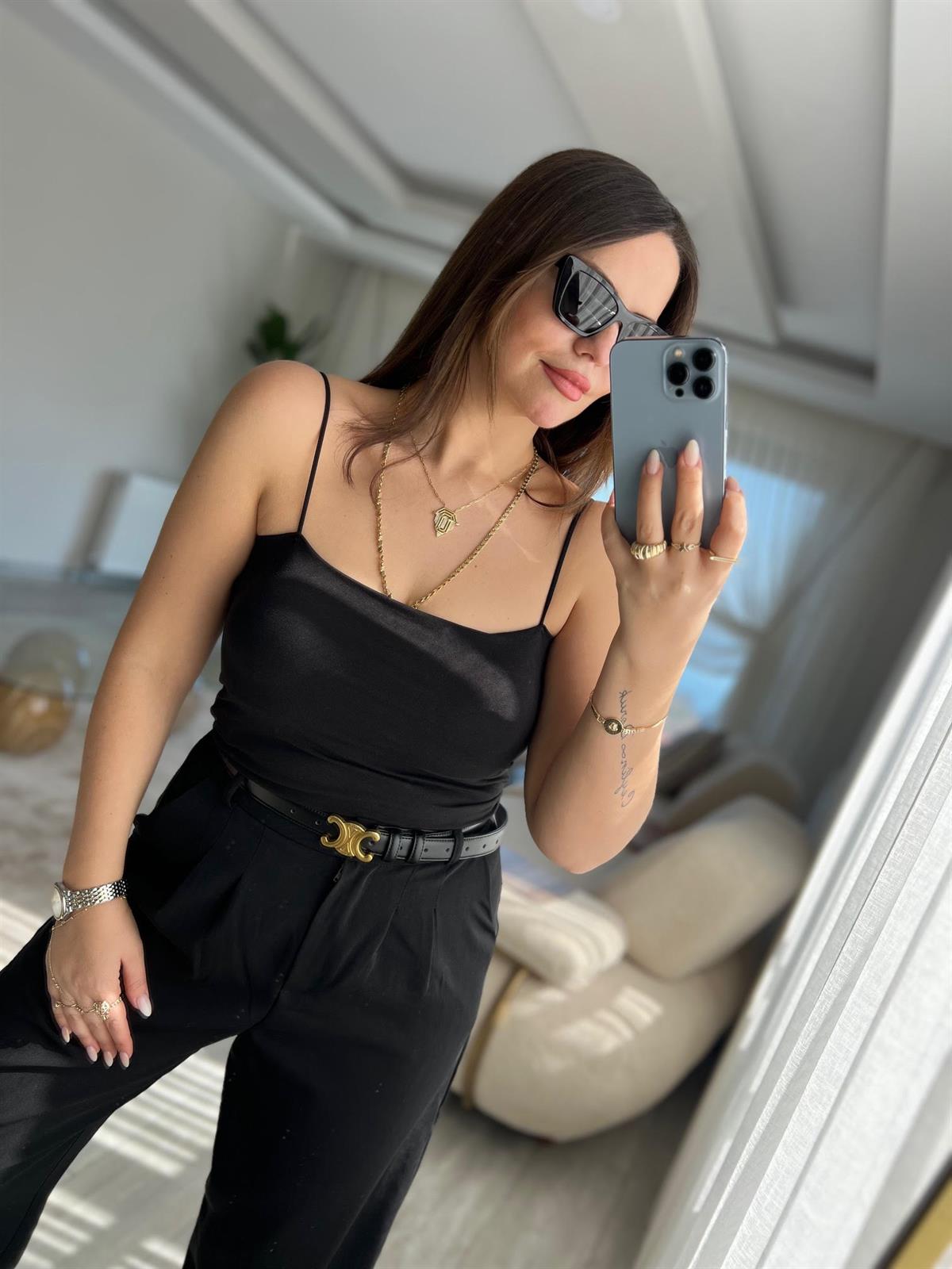 0159 İp Askılı Top SİYAH